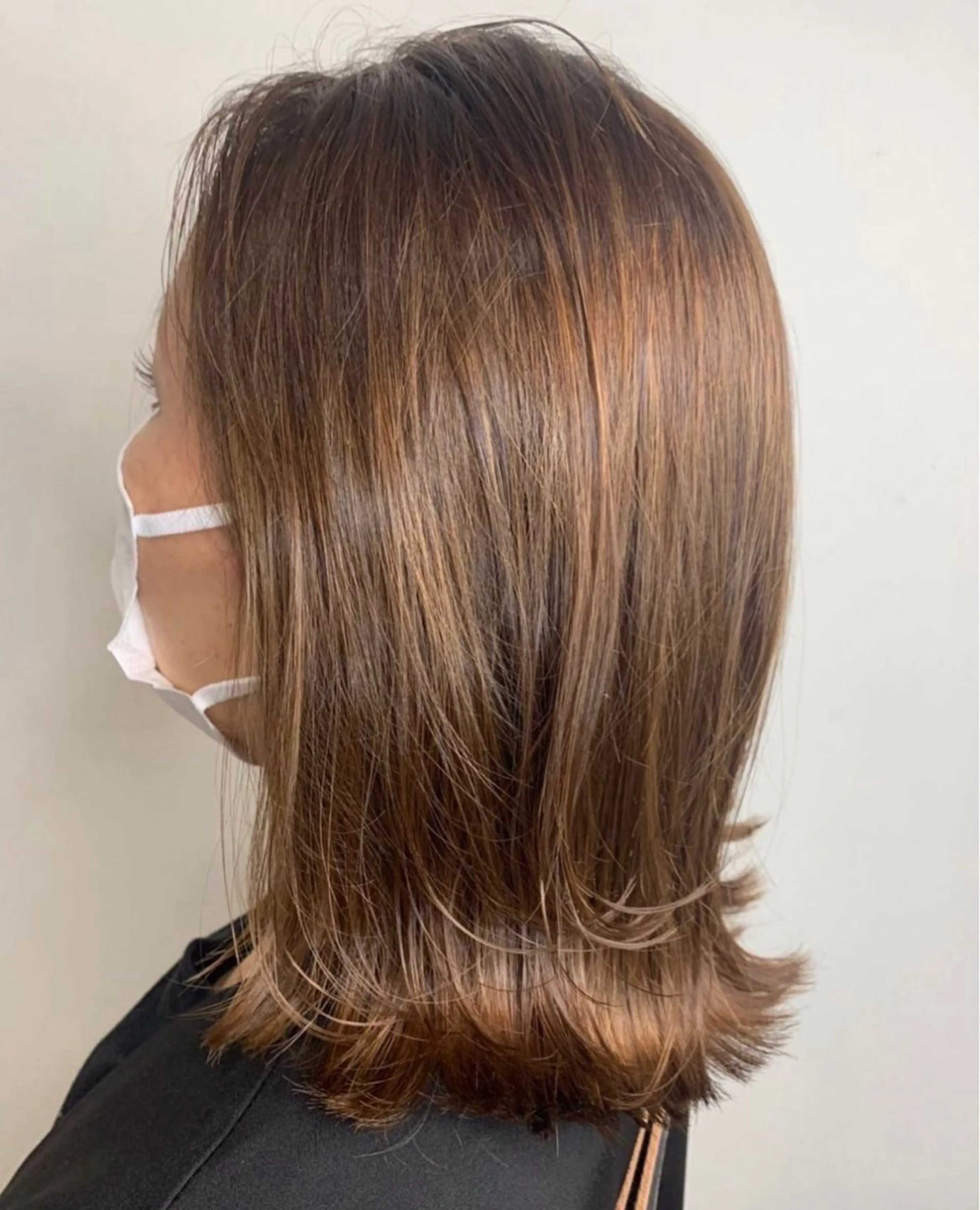 カラー 縮毛矯正 トリートメント 林 美月のヘアスタイル