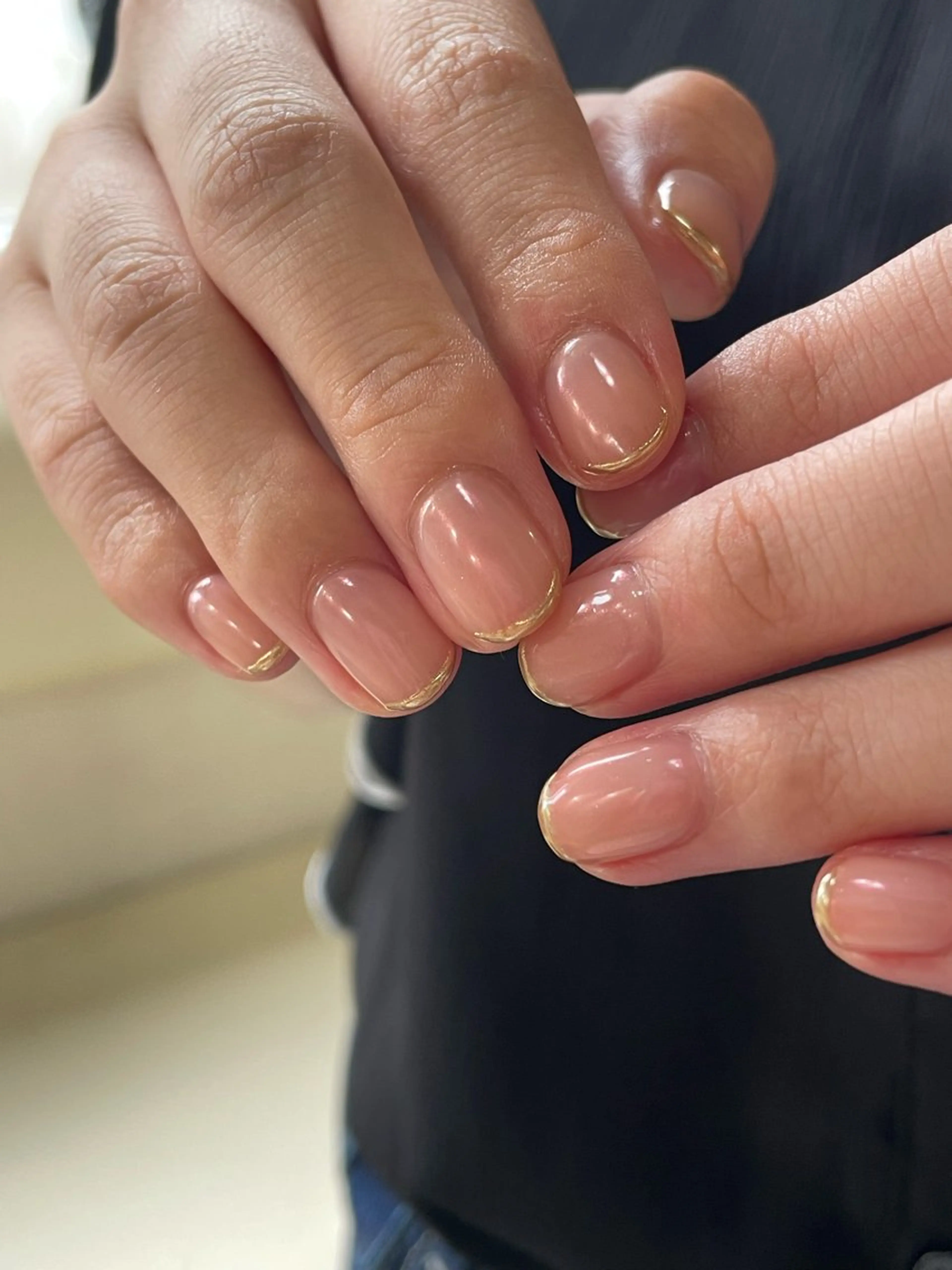 ネイル フレンチネイル ミラーネイル ワンカラーネイル GLUCK nail kanamiのネイルデザイン