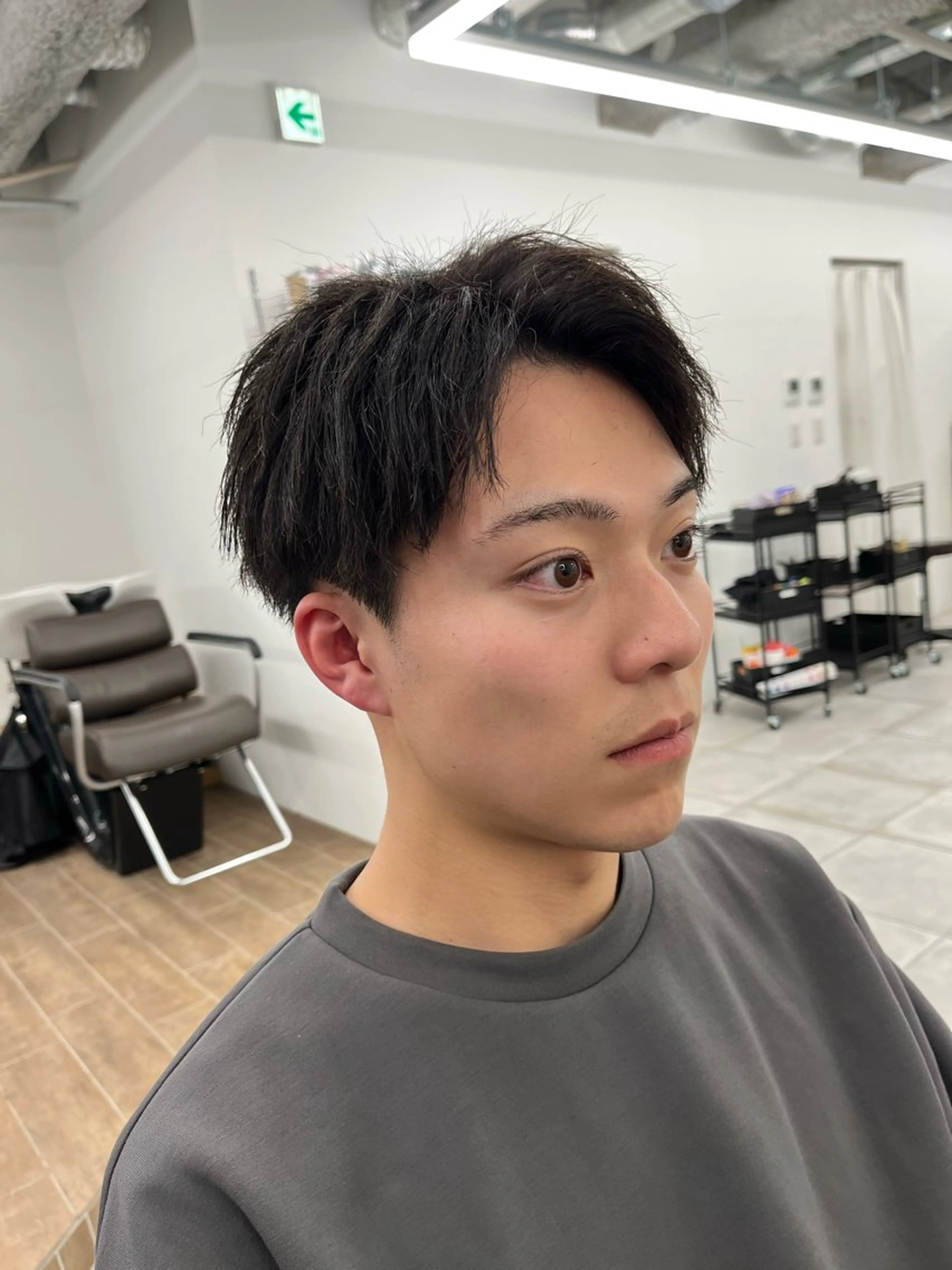 ショート パーマ メンズ 🏆メンズヘア特化 🥇代表りんぺーのヘアスタイル