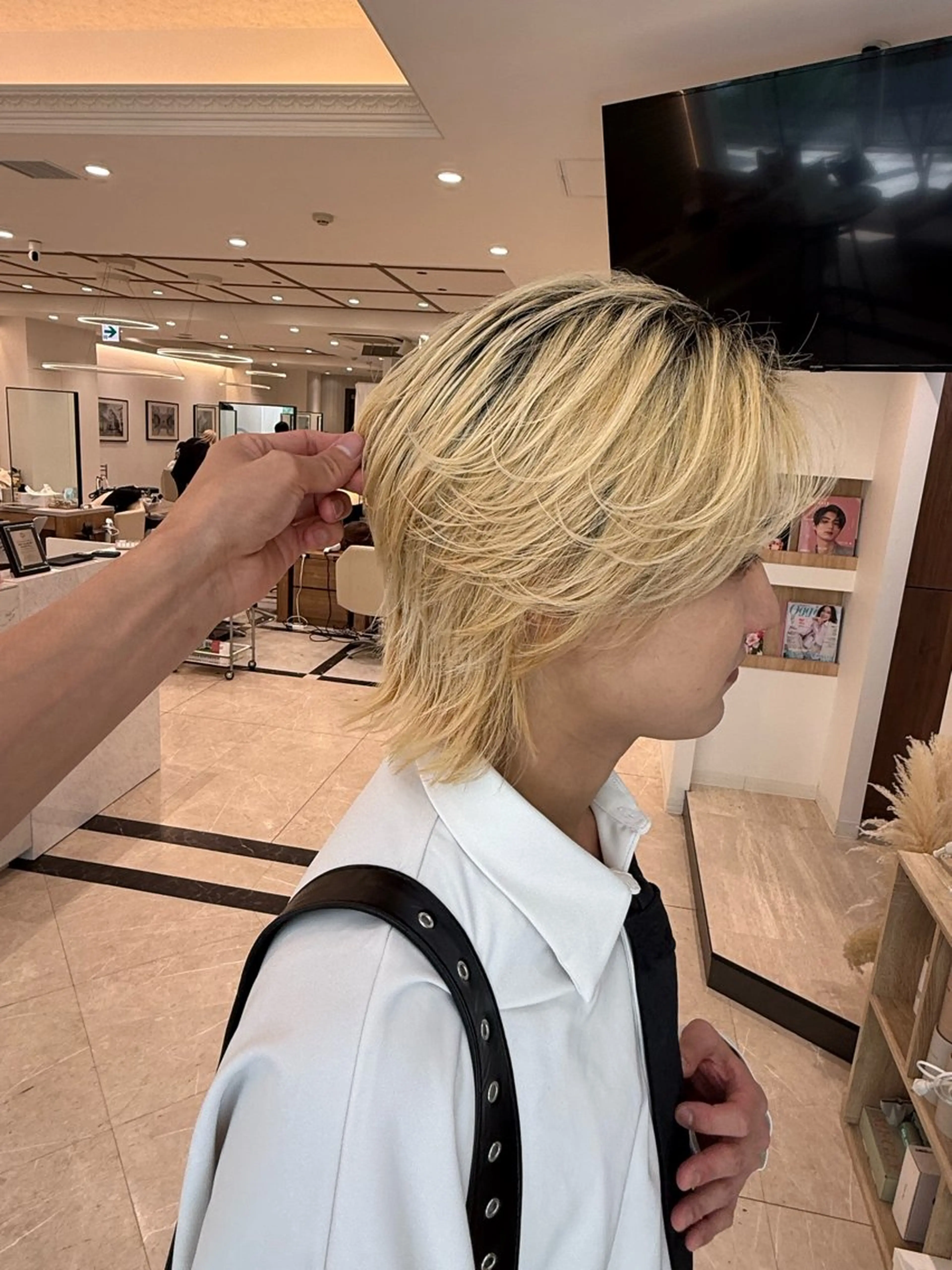 ショート ウルフカット カット トリートメント ウルフカット/ ハッシュカット/山路のヘアスタイル