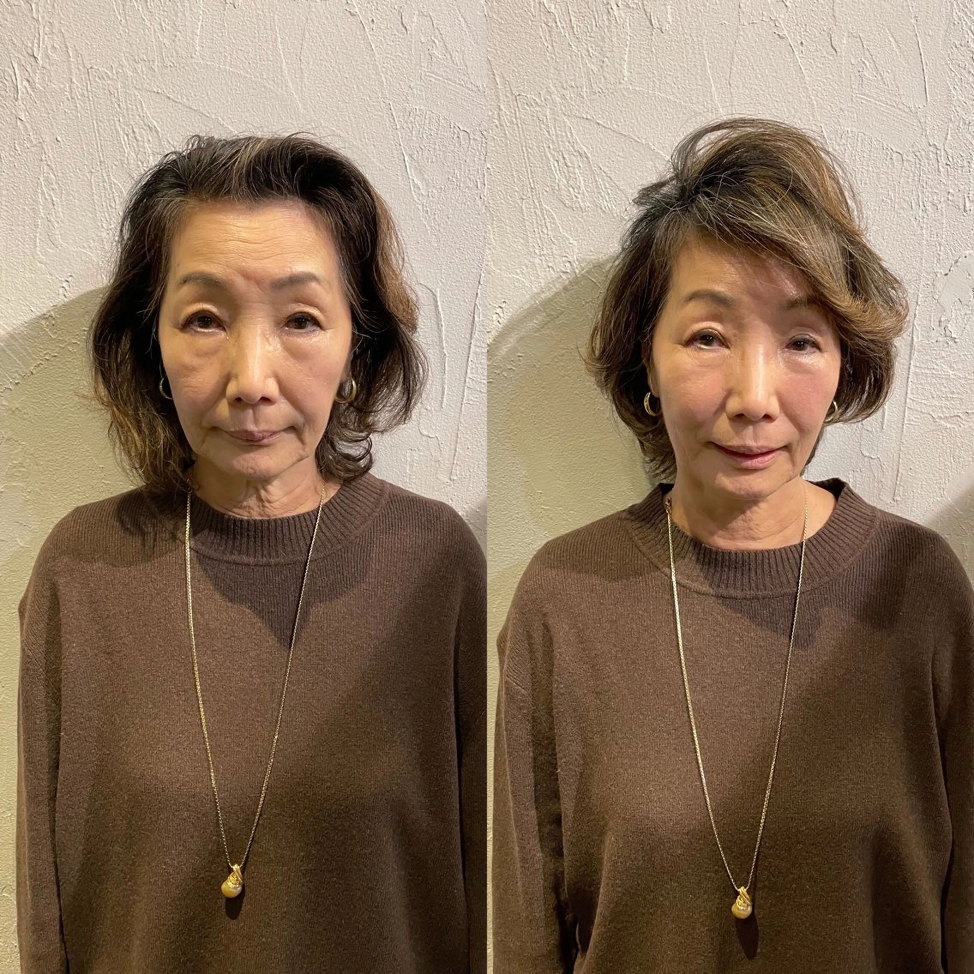 ミディアム 髪質改善縮毛矯正 専門店のヘアスタイル