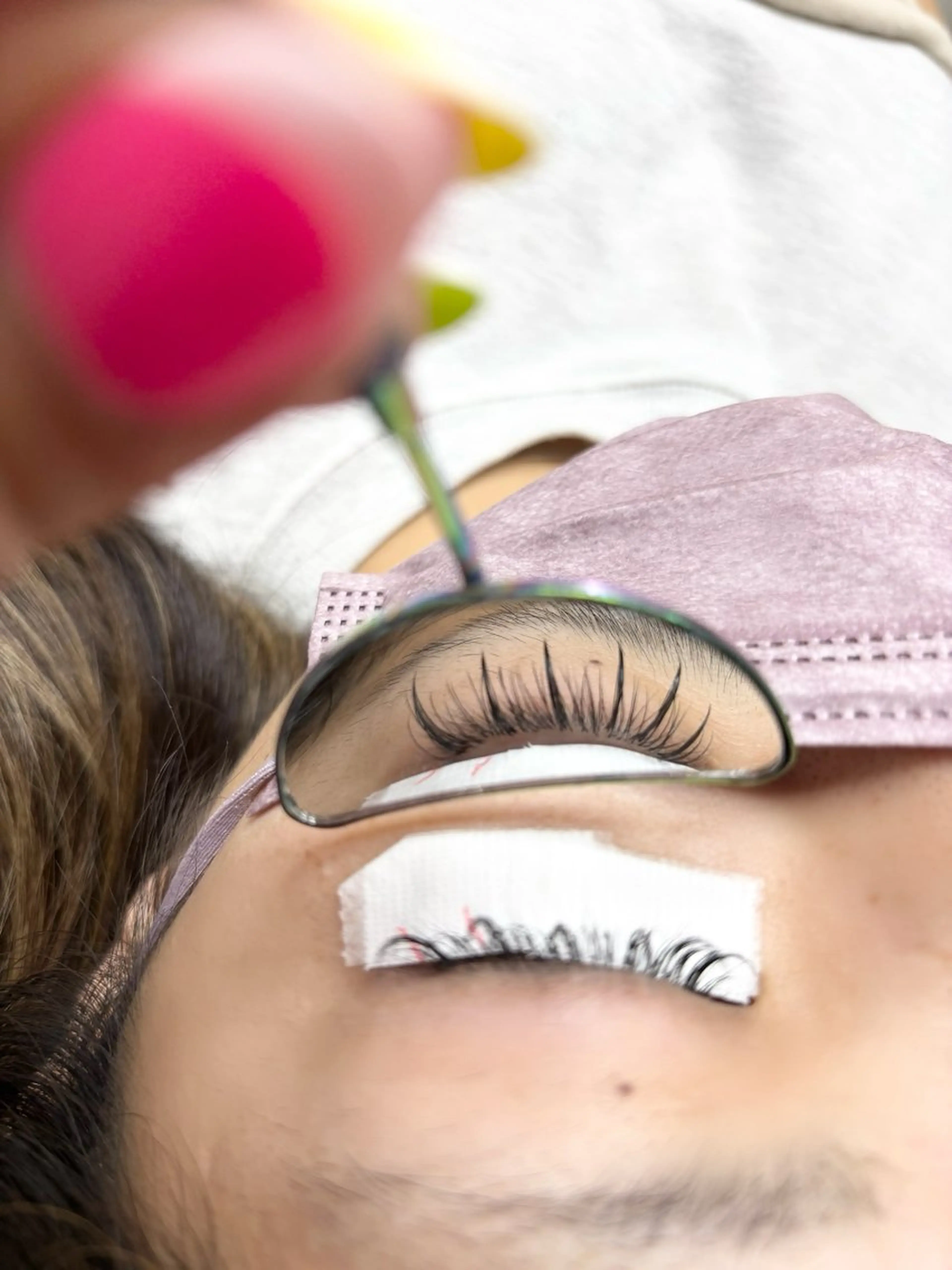 LEDデザインエクステ☆崩れにくいワンホン☆練習モデル募集‼︎車で来れる方限定の写真