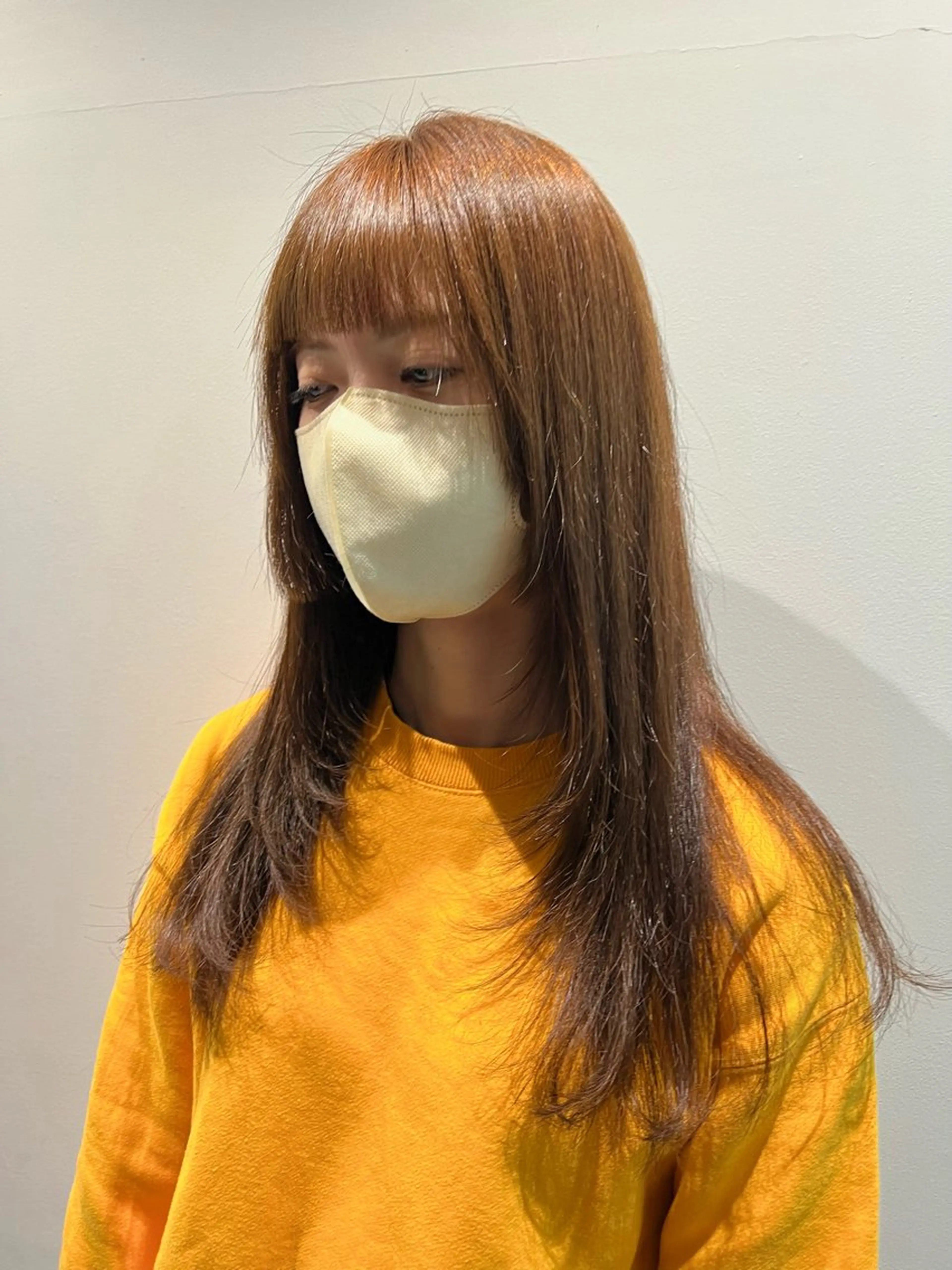 ロング カラー カット 縮毛矯正 🌞レイヤー×カラー 前川那津美🌞のヘアスタイル