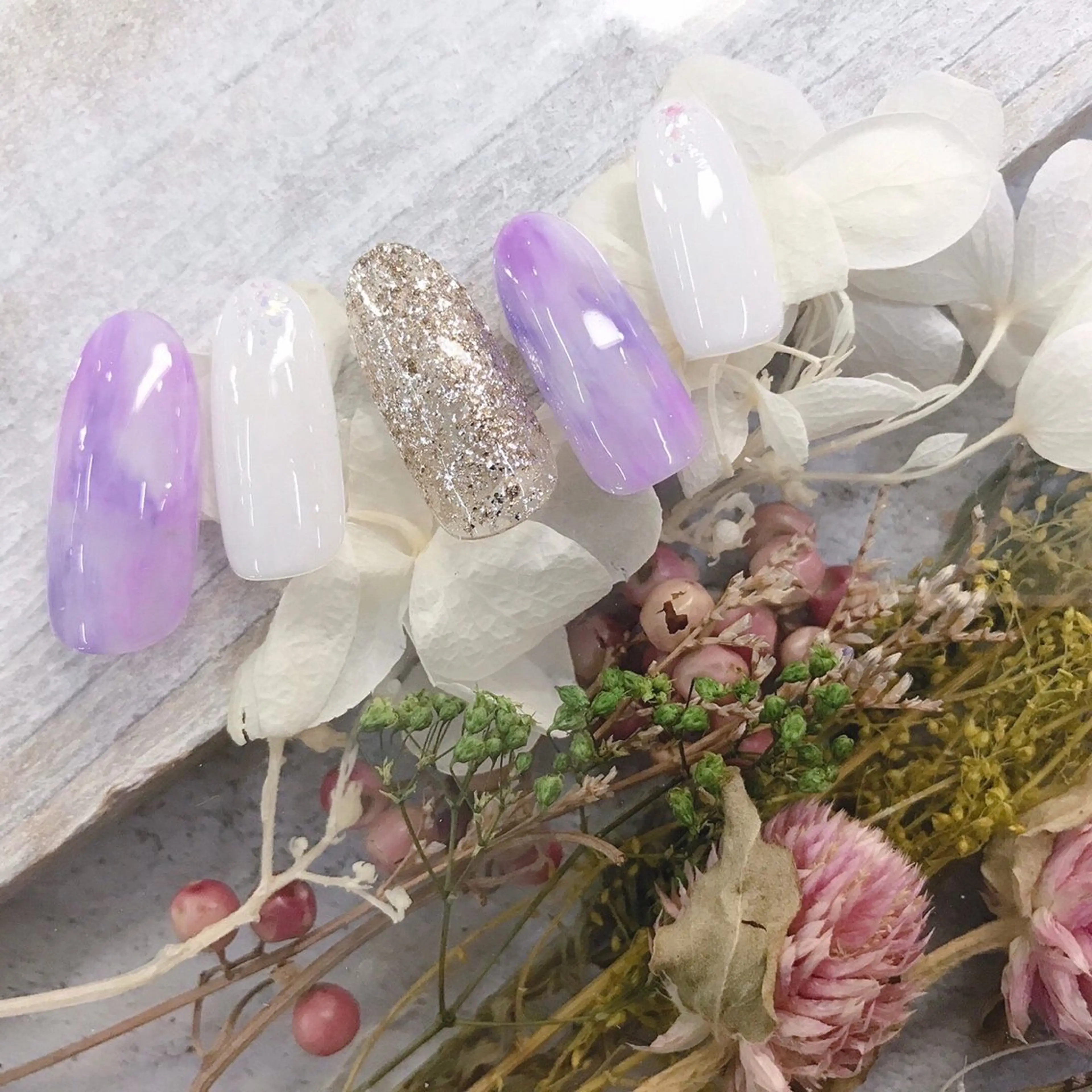 ネイル アートネイル ニュアンスネイル ネイルチップ ハンドネイル ⭐︎休業中の練習⭐︎ JNA認定講師髙橋のネイルデザイン