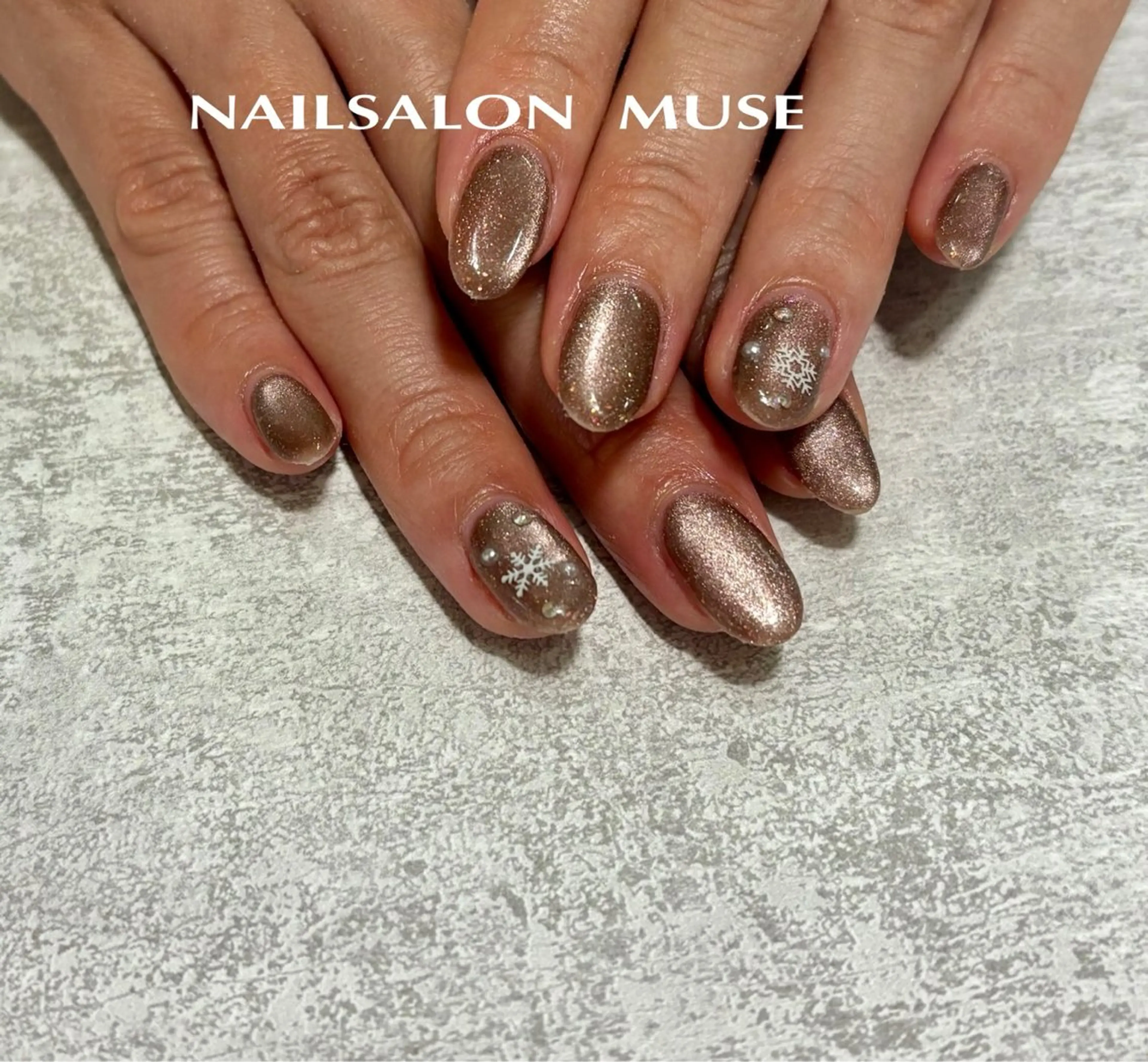 ネイル アートネイル ジェルネイル マグネットネイル ワンカラーネイル パラジェル ハンドネイル Nail Salon MUSE    Aiのネイルデザイン