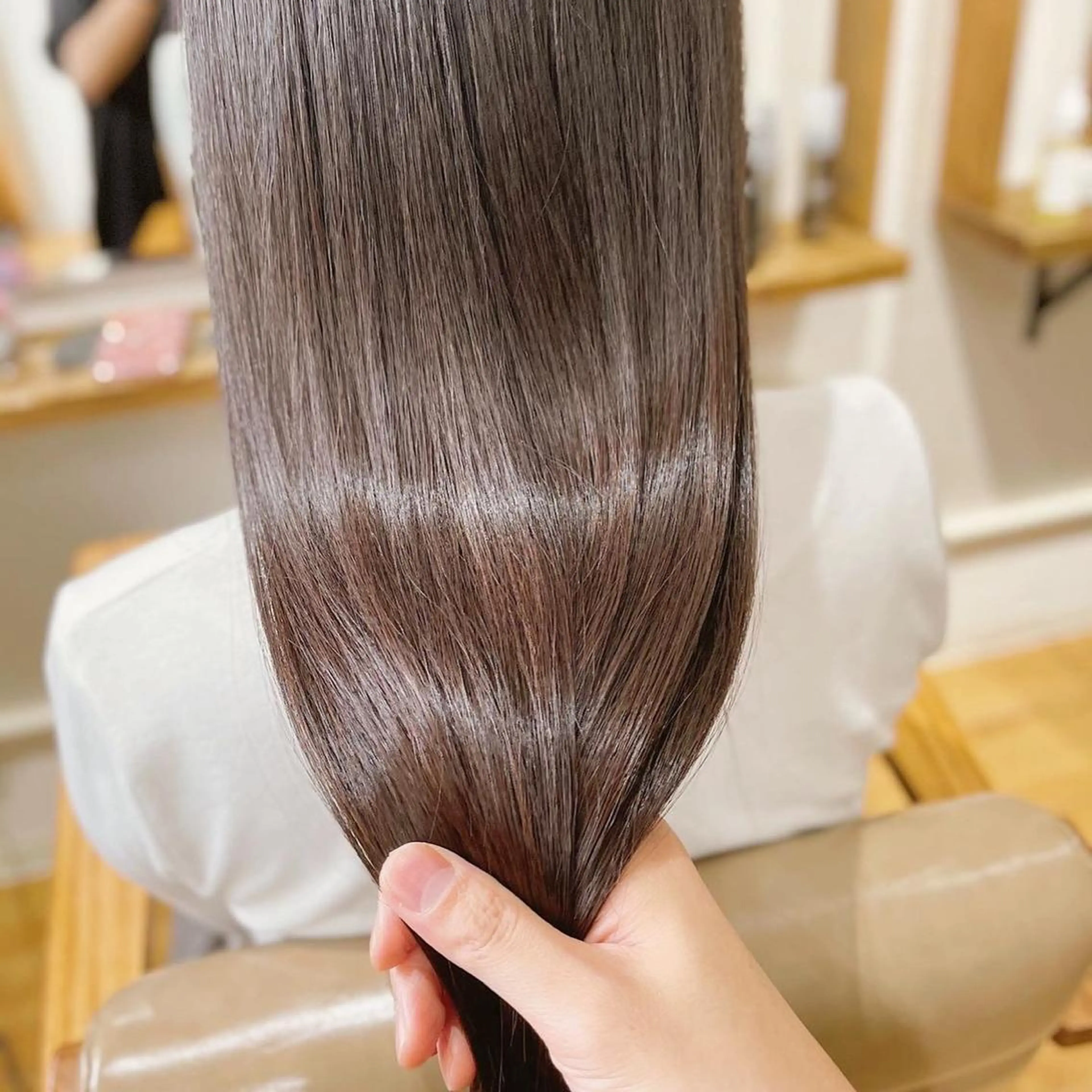 ロング 髪質改善 トリートメント 酸熱トリートメント 美髪専門サロン kazuのヘアスタイル