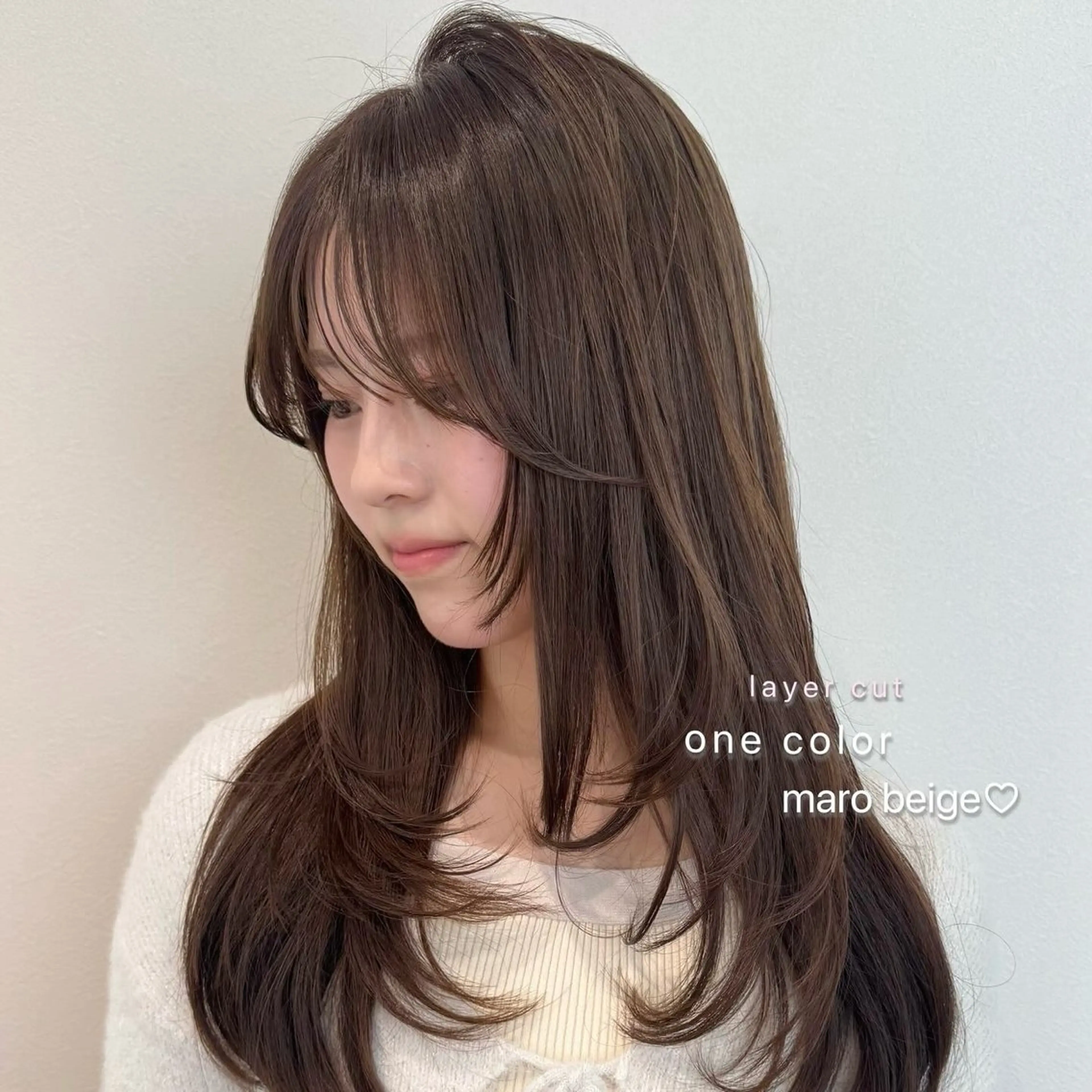 ロング カット ヘアカラー 透明感🍨レイヤー ヘアセット/miyuのヘアスタイル