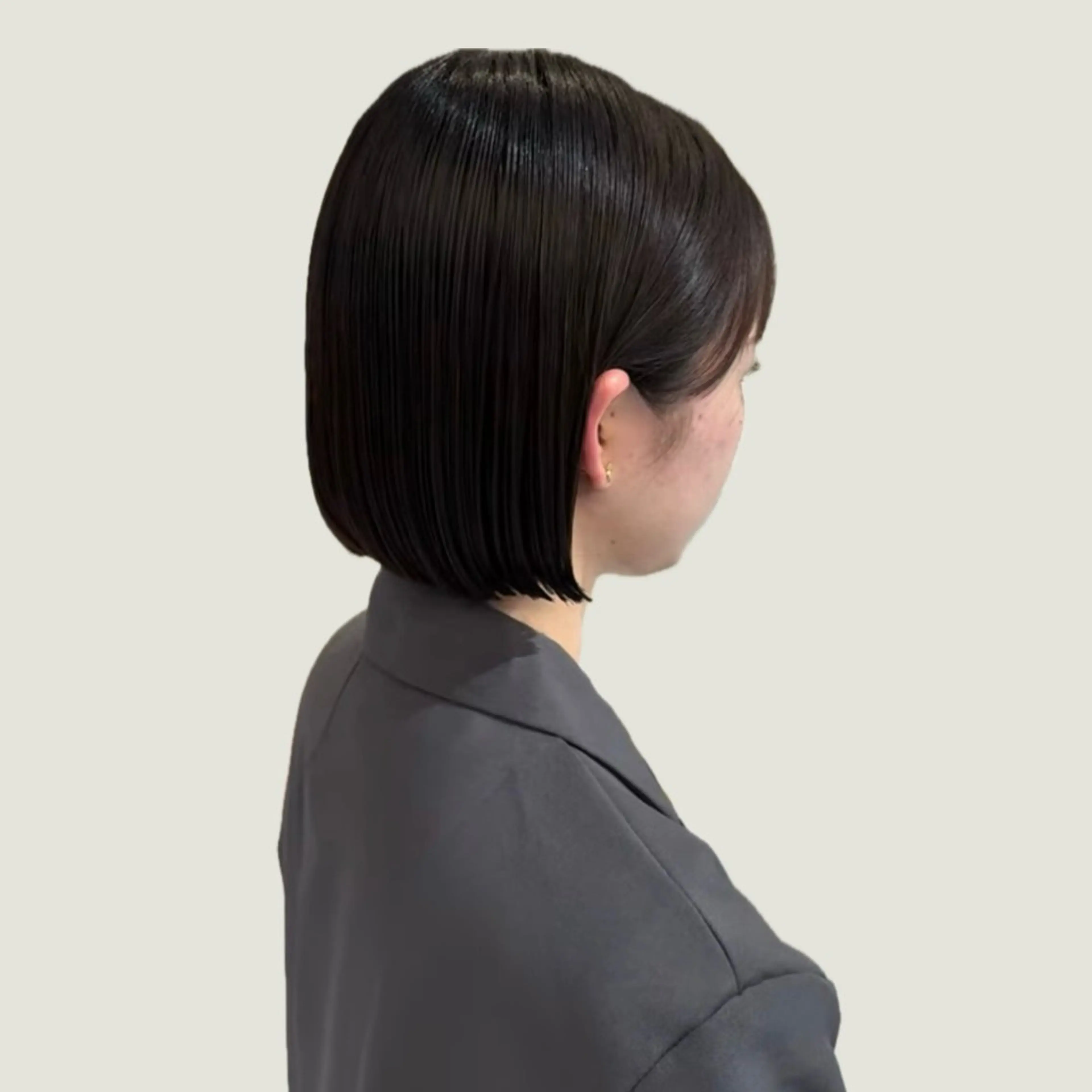 パーマ ボブ 縮毛矯正 押川 未羽のヘアスタイル