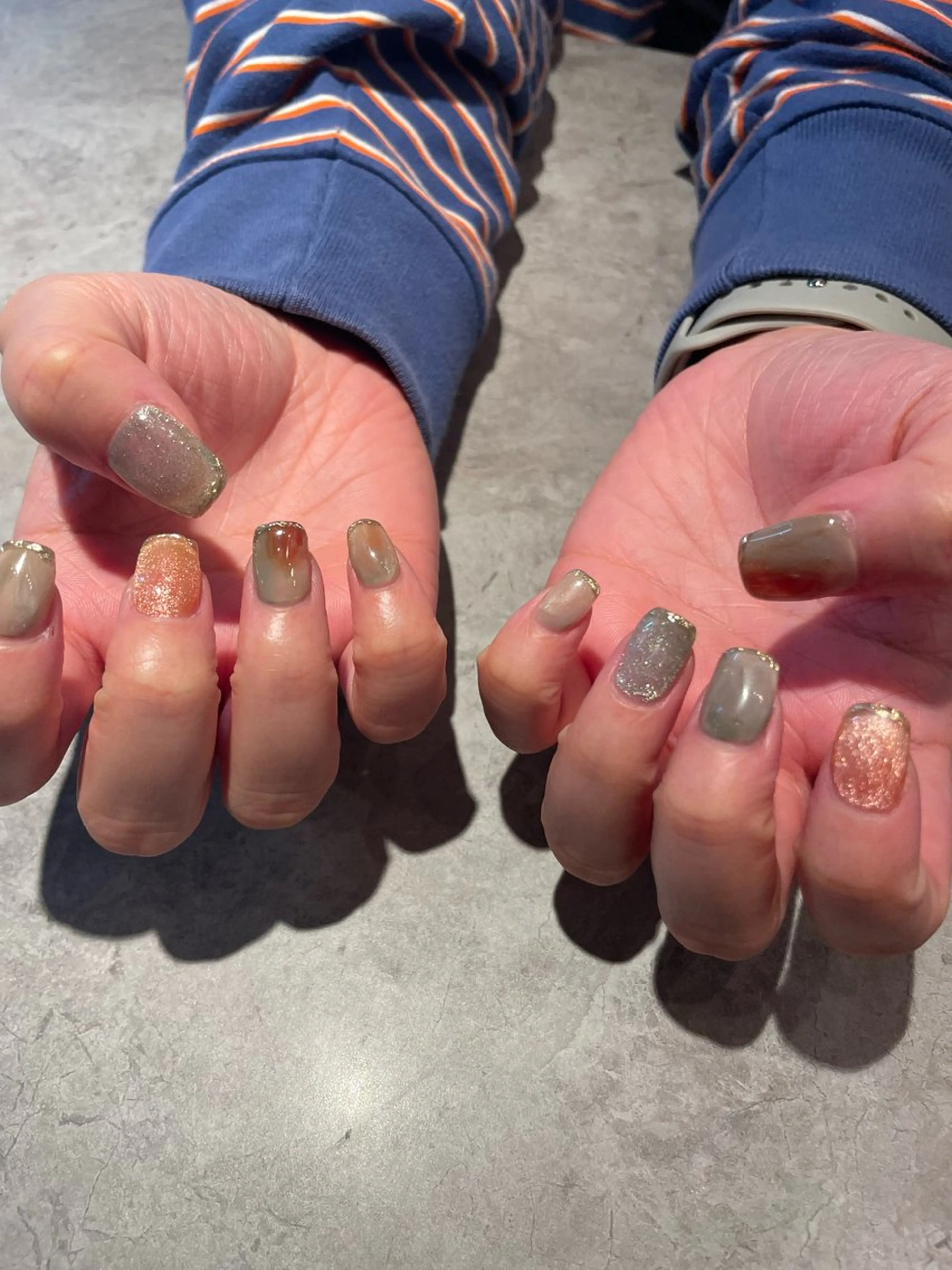 ネイル ハンドネイル 下北沢ネイリスト RIKAのネイルデザイン