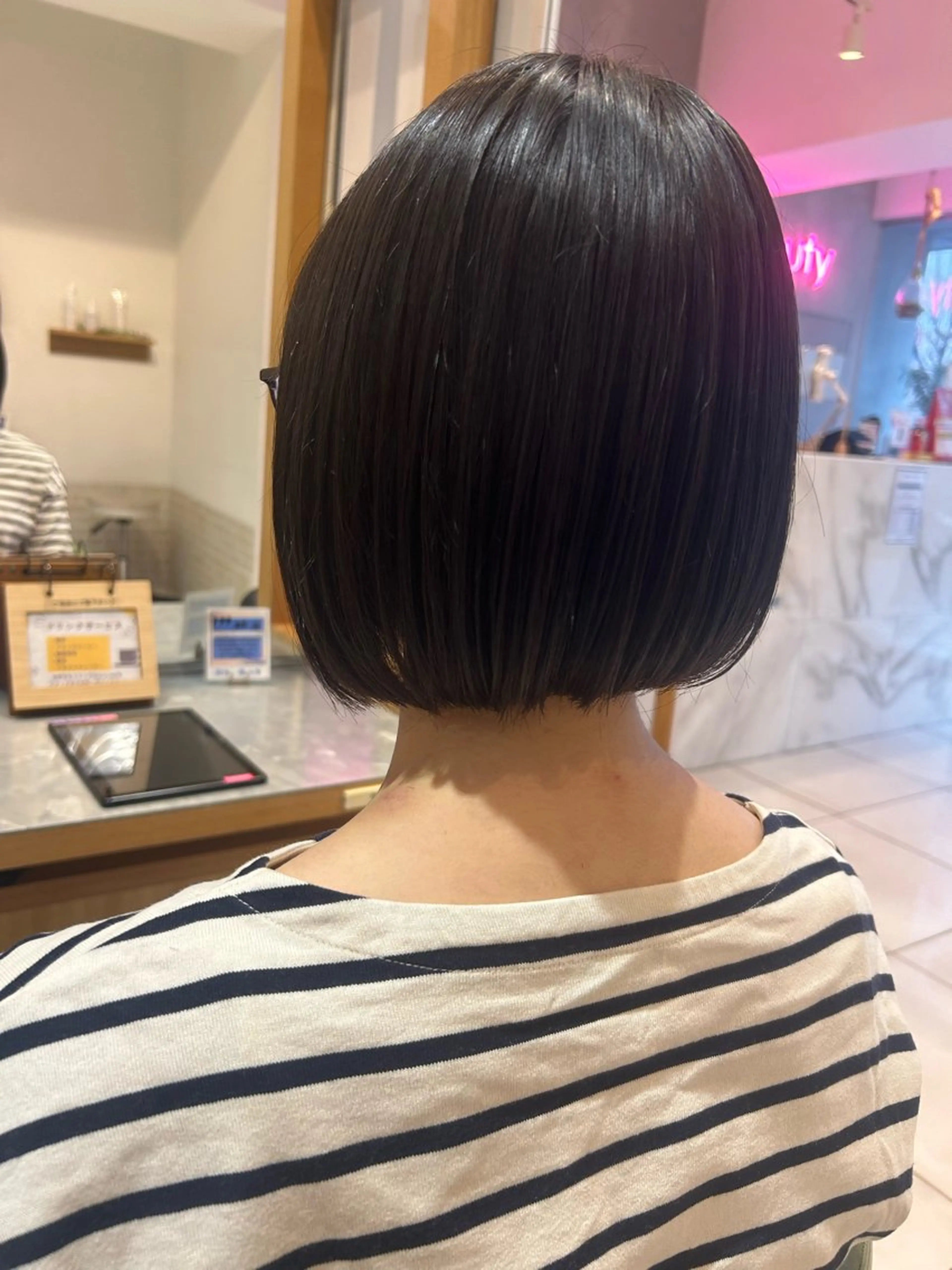 ショート カット ヘッドスパ ふじ ここなのヘアスタイル