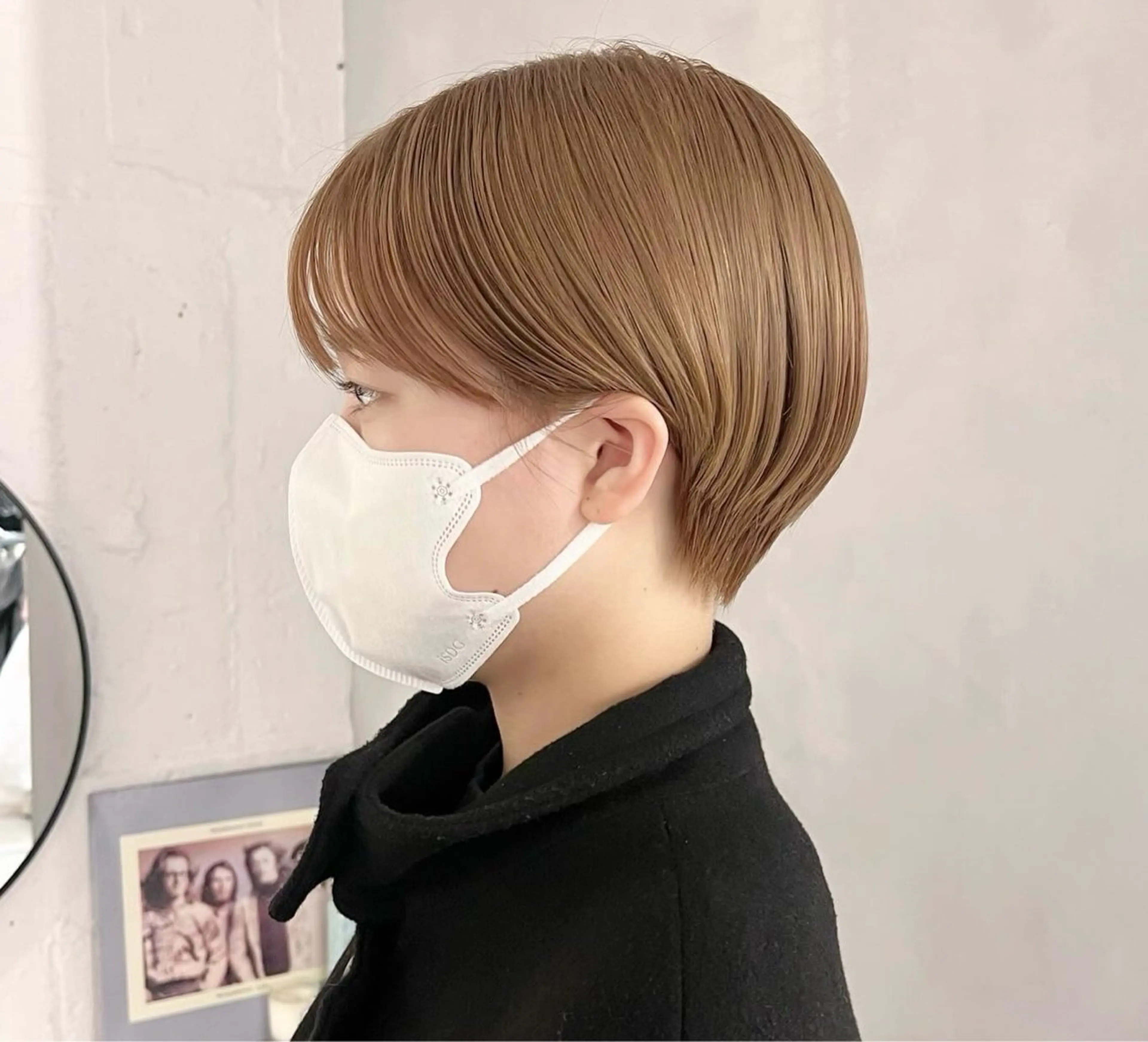 ショート 丸みショート ショートヘア カット ヘアカラー カット特化 /BLUET/新宿のヘアスタイル