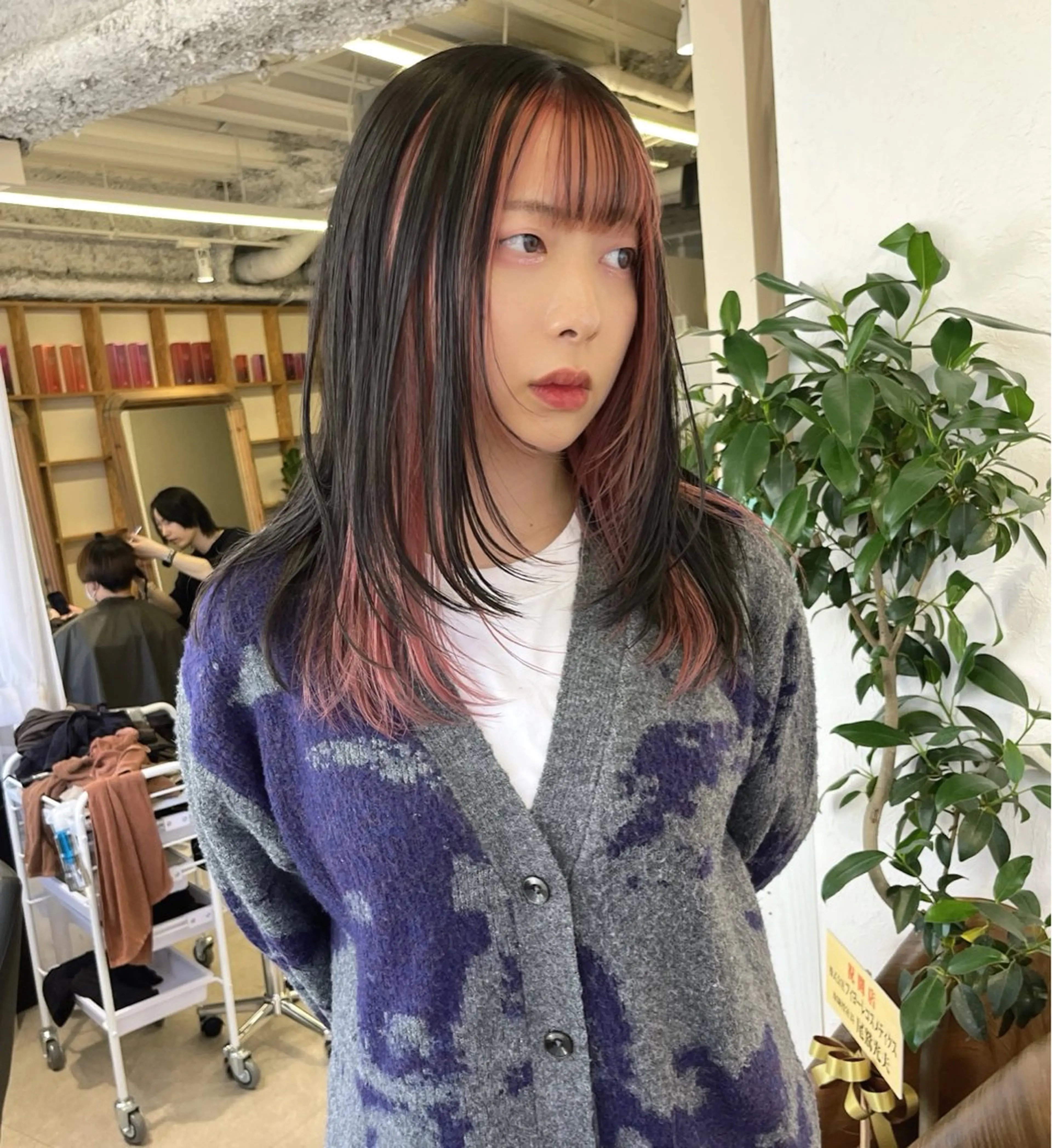 カラー 河原 楓樹のヘアスタイル