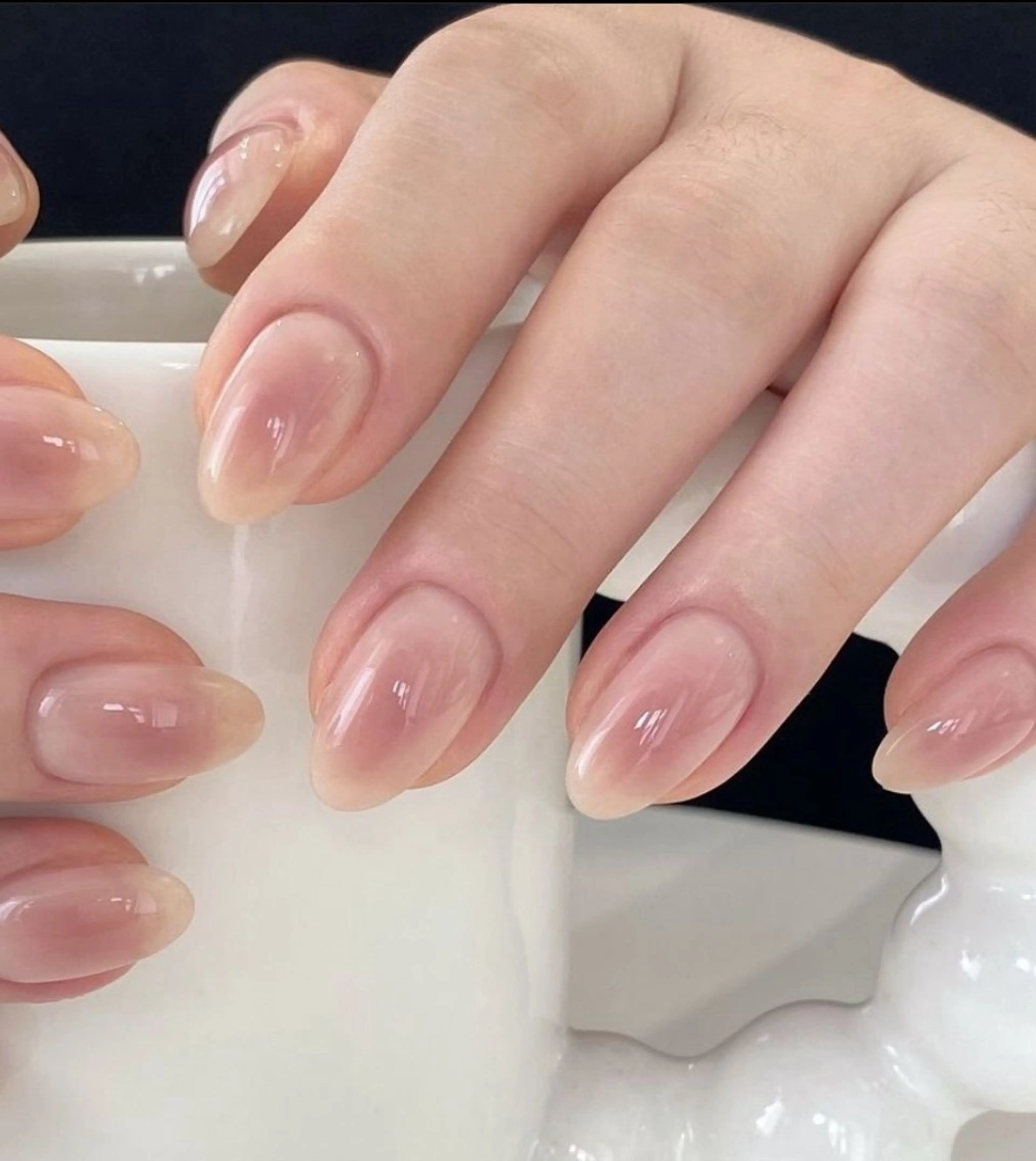 【話題】チークネイル ¥6690→¥5190❣️小さいストーン2本OKの写真