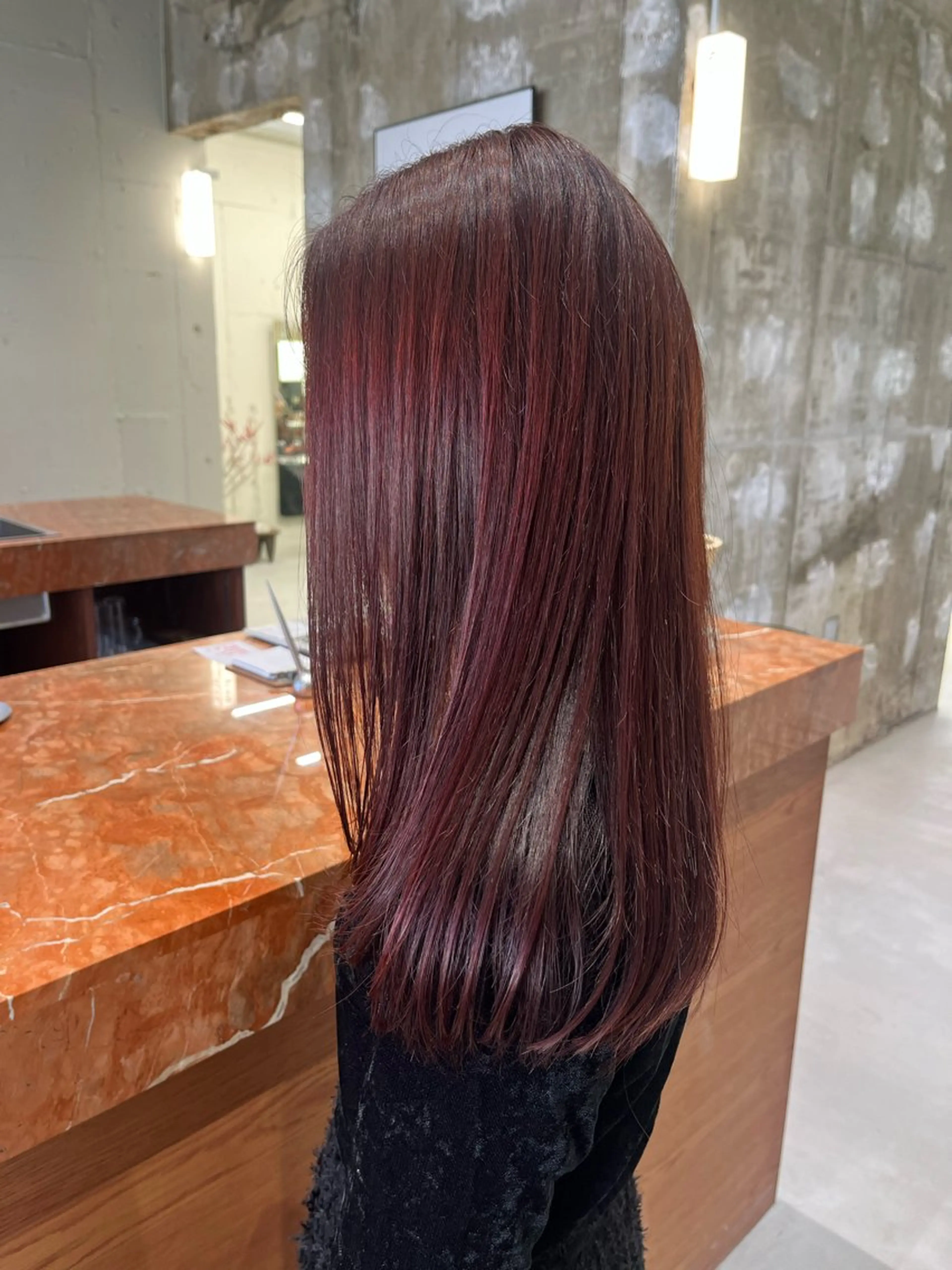 ロング タマムラ　ミヅキ🌙 HOWDYのヘアスタイル