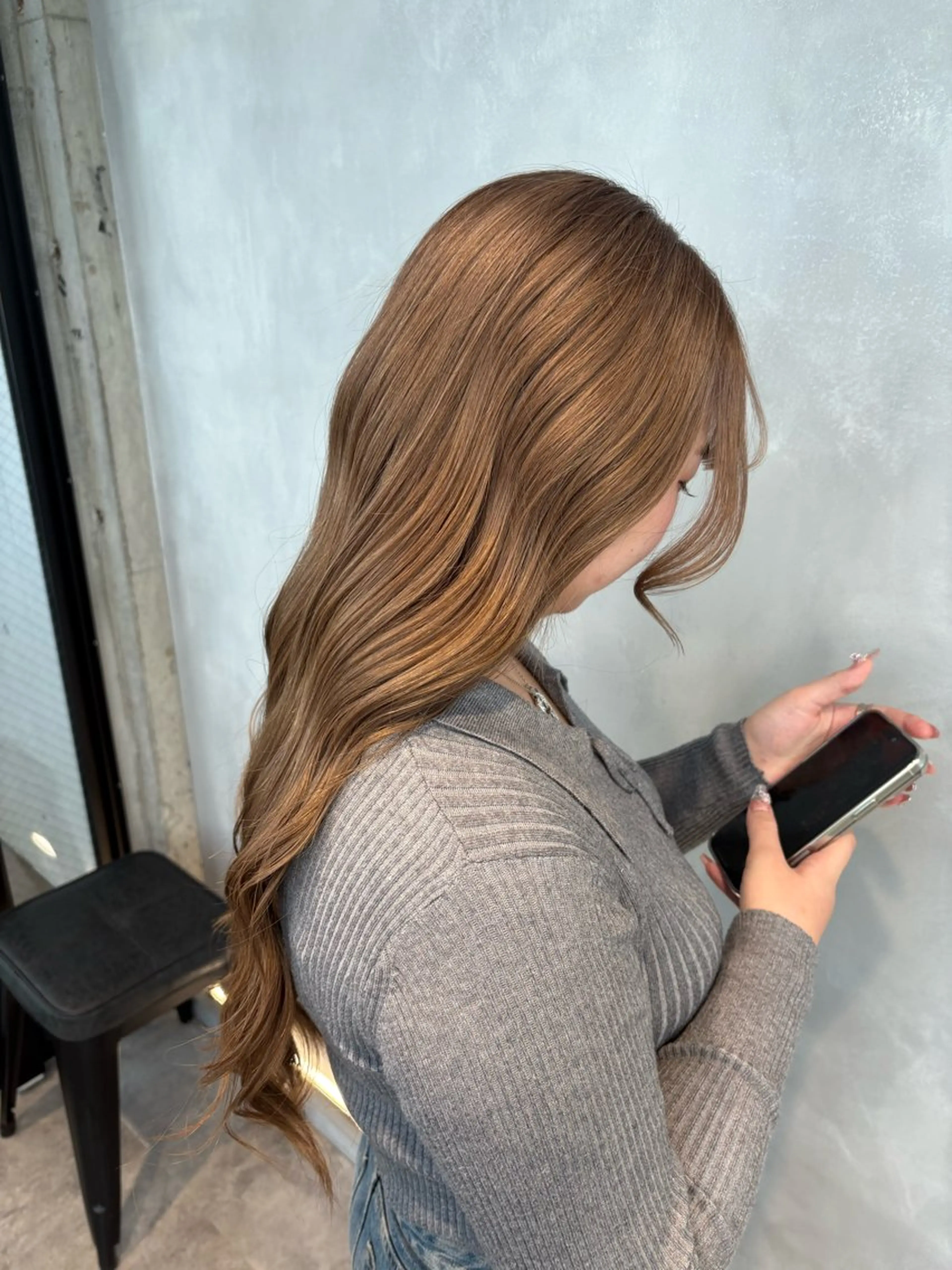 ロング カラー ヘアカラー 茅ヶ崎/ハイトーン/ Ramuのヘアスタイル