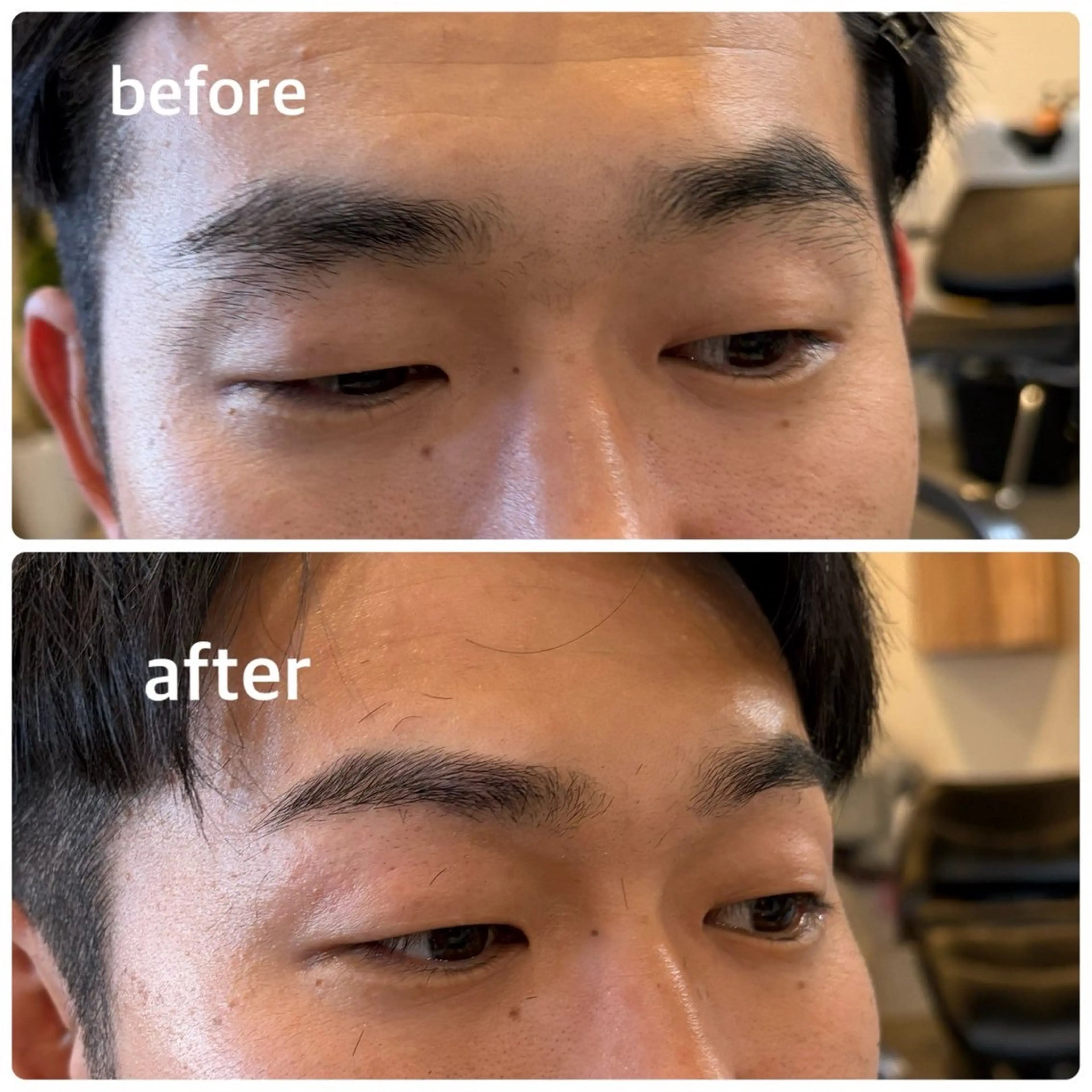 メンズ限定✨ アイブロウメニュー 眉WAX ✨ ※ご予約を受け付けております🌼の写真