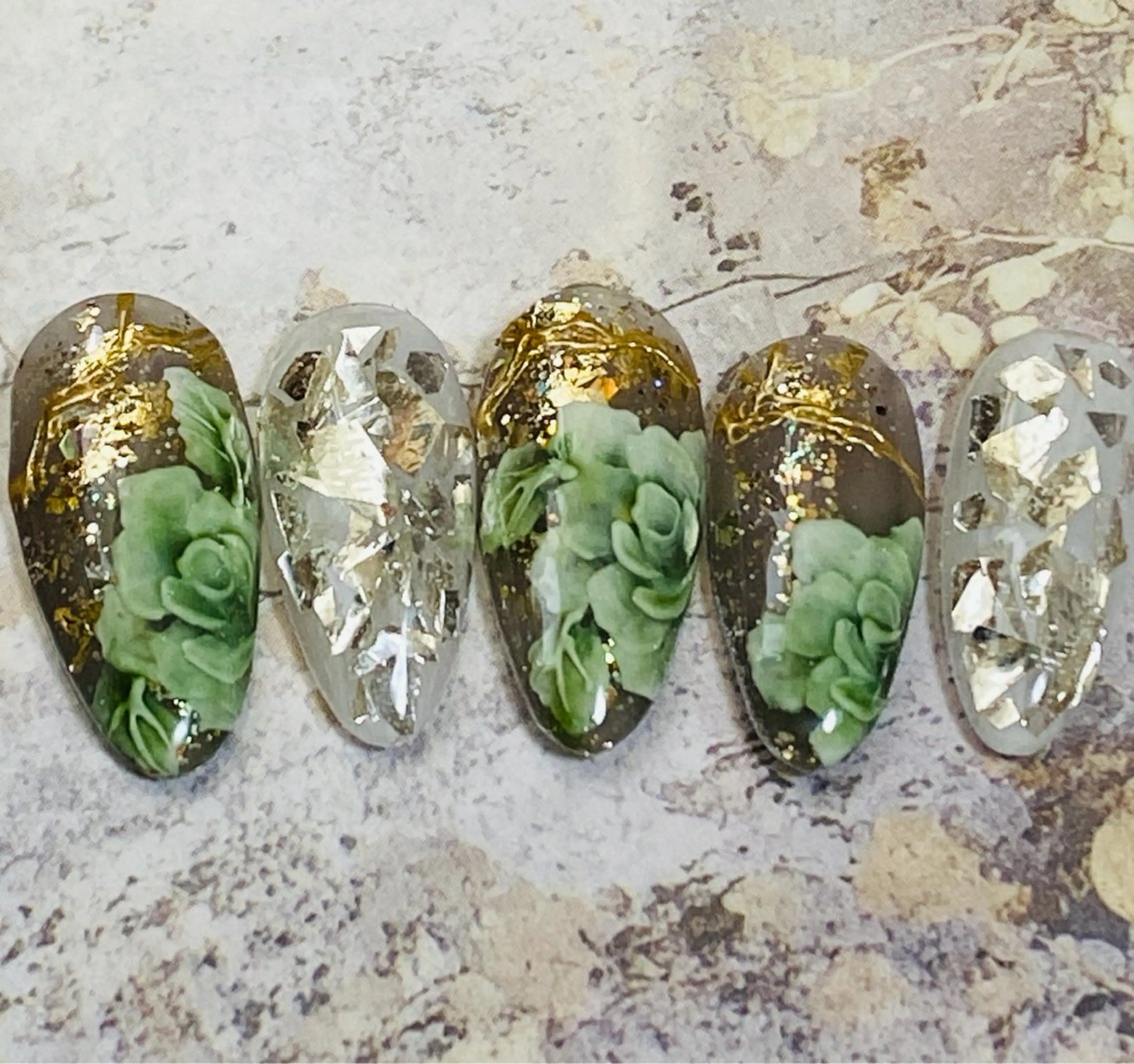 ネイル ハンドネイル 自宅ネイルサロン ♦️nuance♦️のネイルデザイン