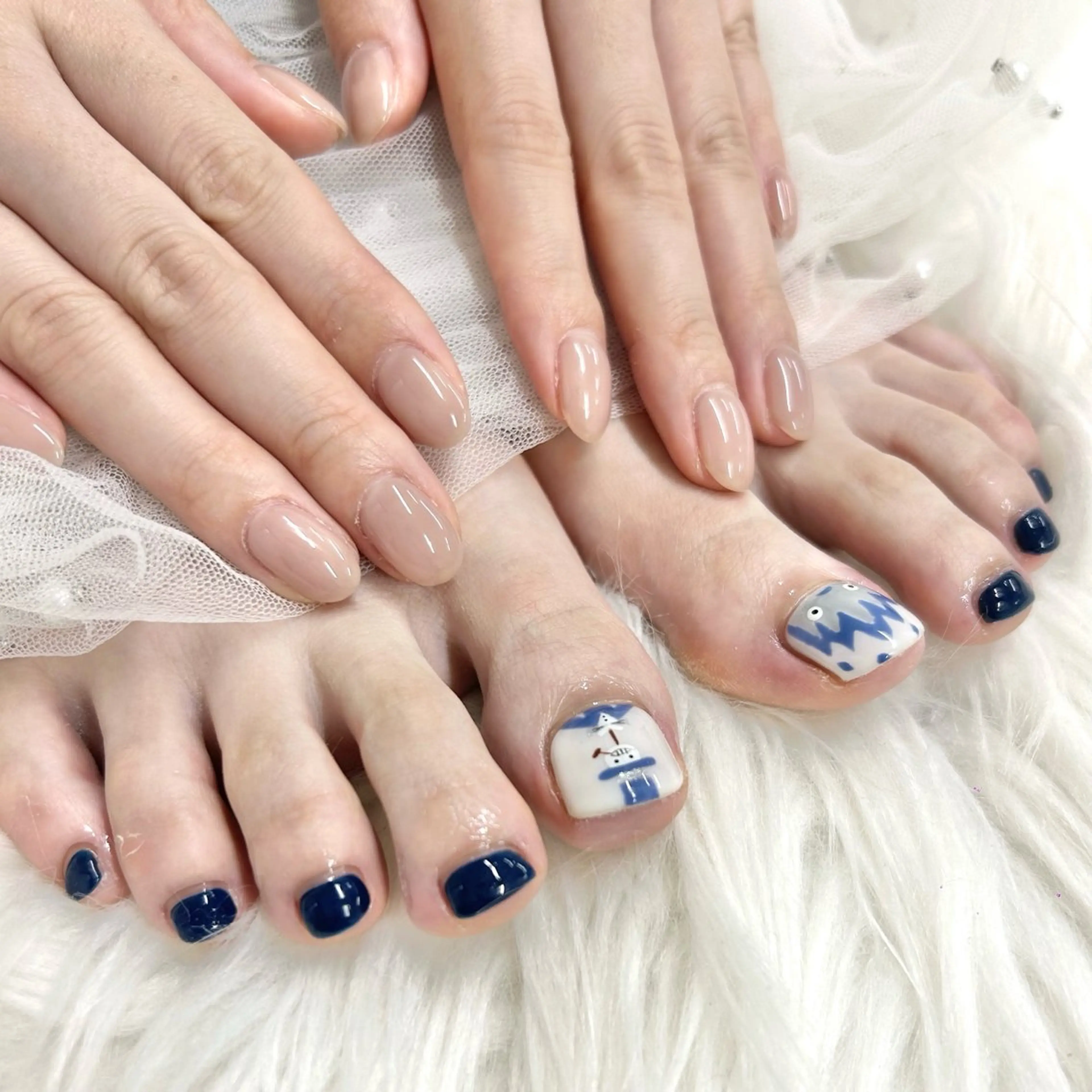 ショート フットネイル Nailsalon Angeのネイルデザイン