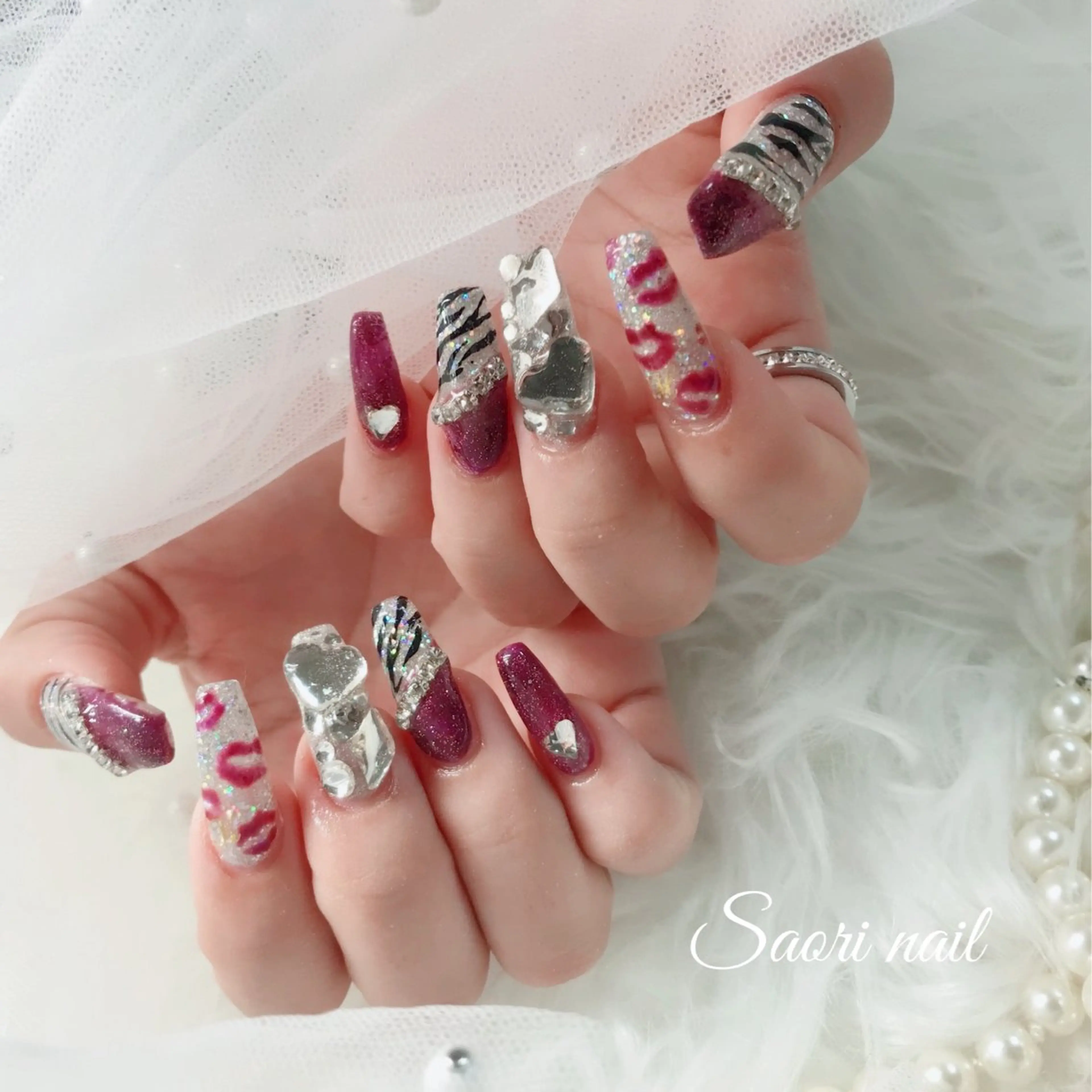 ネイル 安部 沙織のネイルデザイン