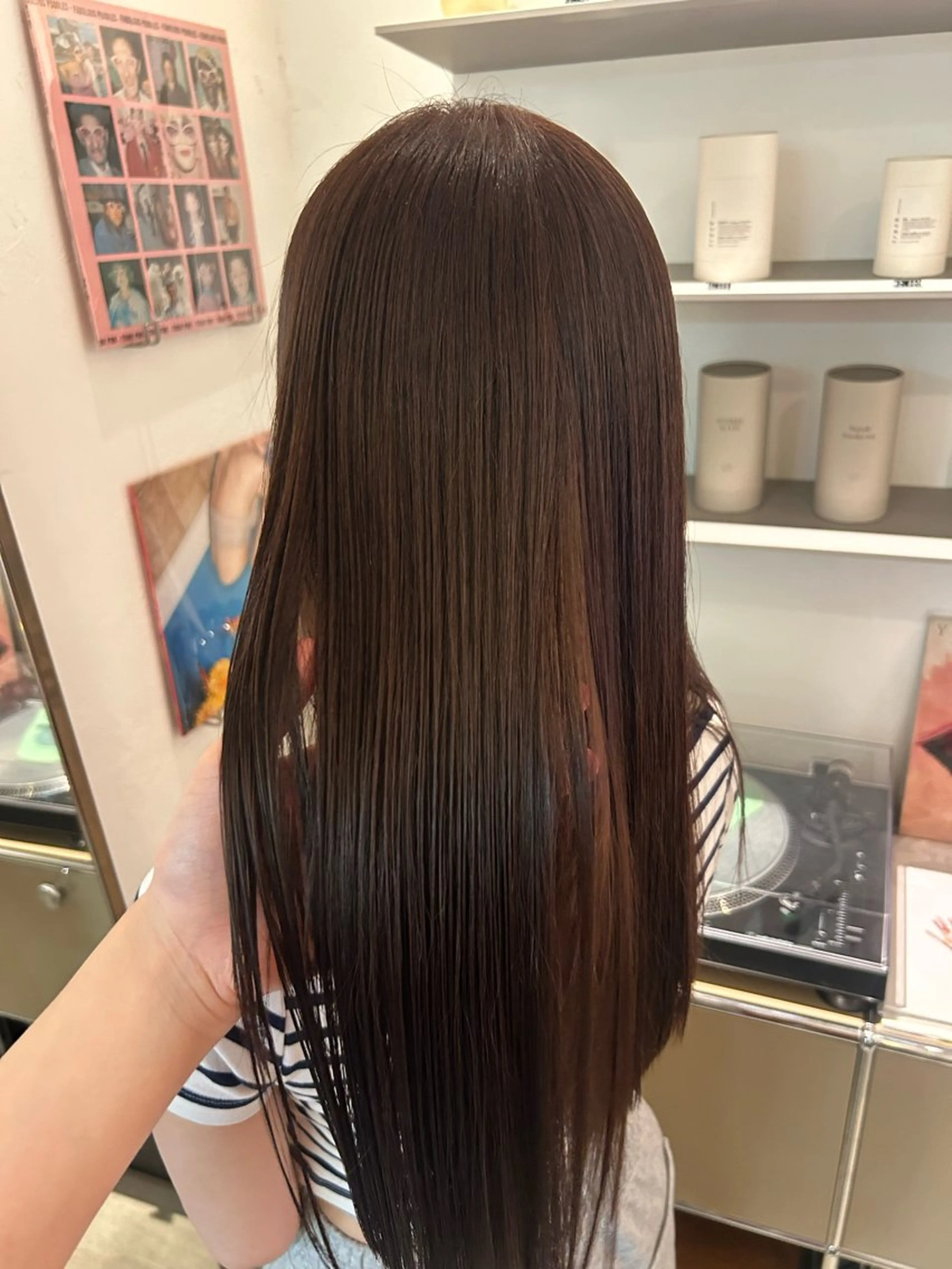 ロング カラー トリートメント yuumi／透明感 カラー♩のヘアスタイル