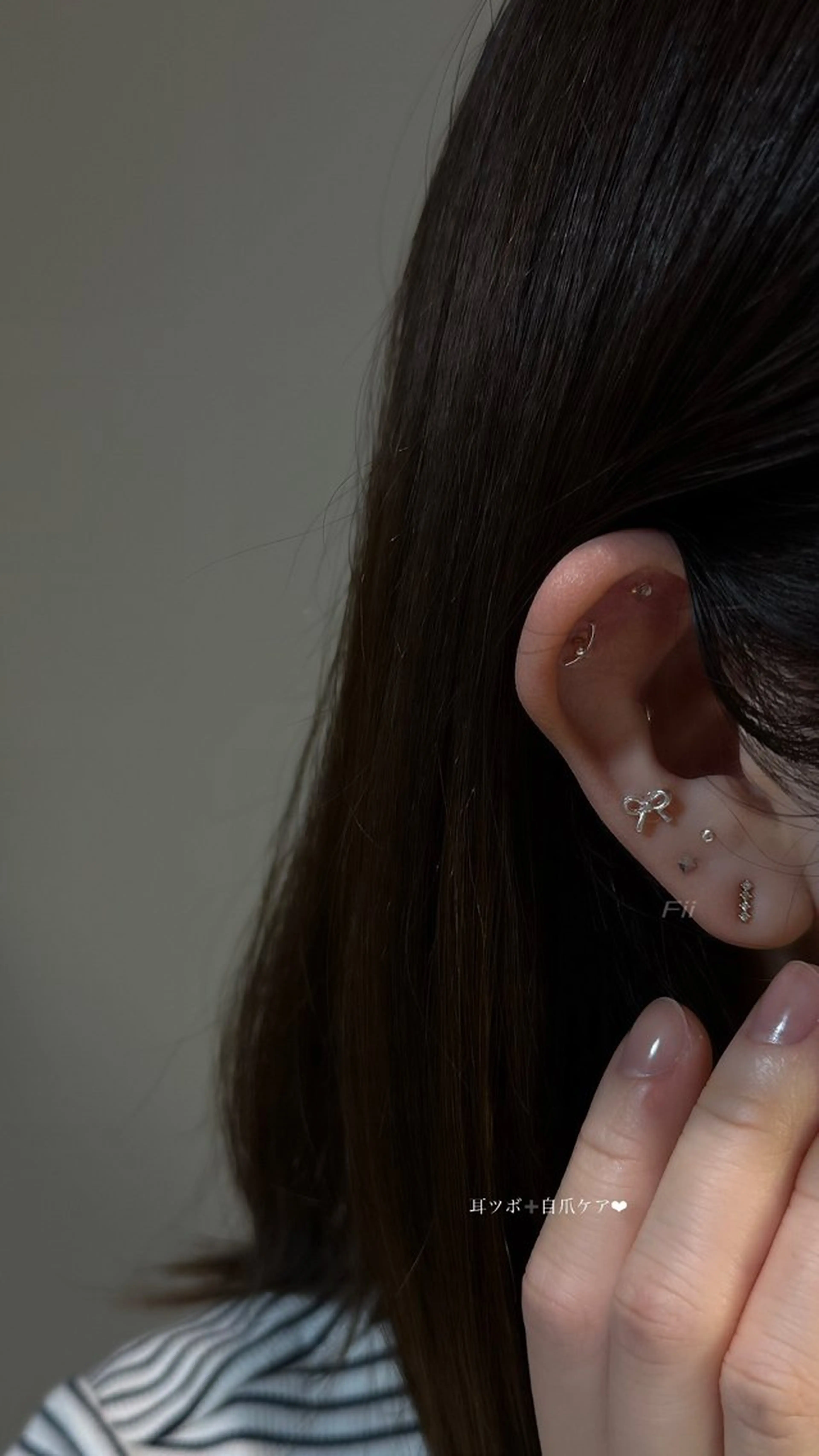 耳ツボジュエリー付け放題👂💎効果半減防止の為各7個ずつまで🤍(両耳で14個)の写真