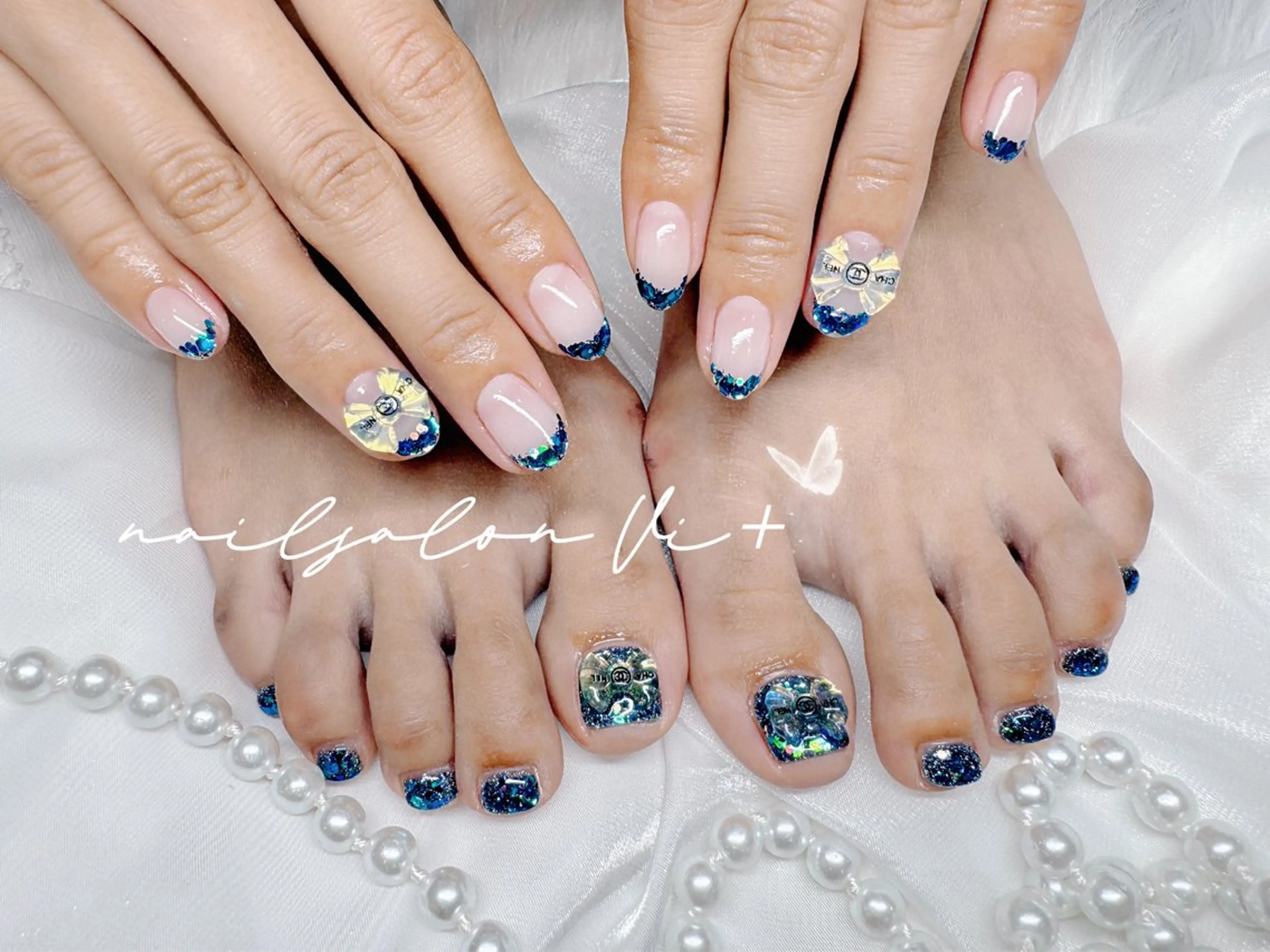 ネイル ハンドネイル フットネイル ✨Nailsalon Vi+✨のネイルデザイン