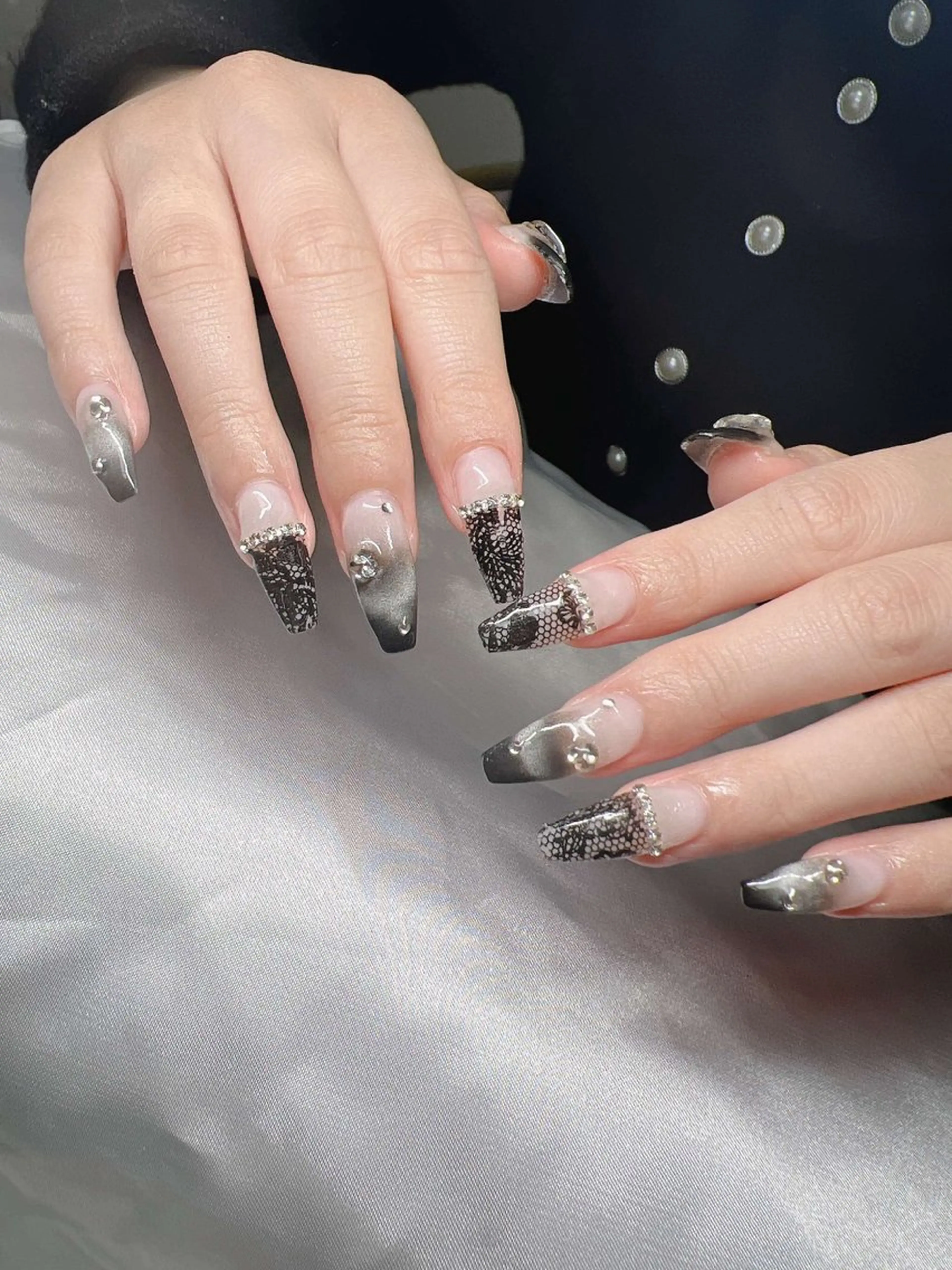 ネイル ハンドネイル Lee Nails チップ長さだし専門店のネイルデザイン