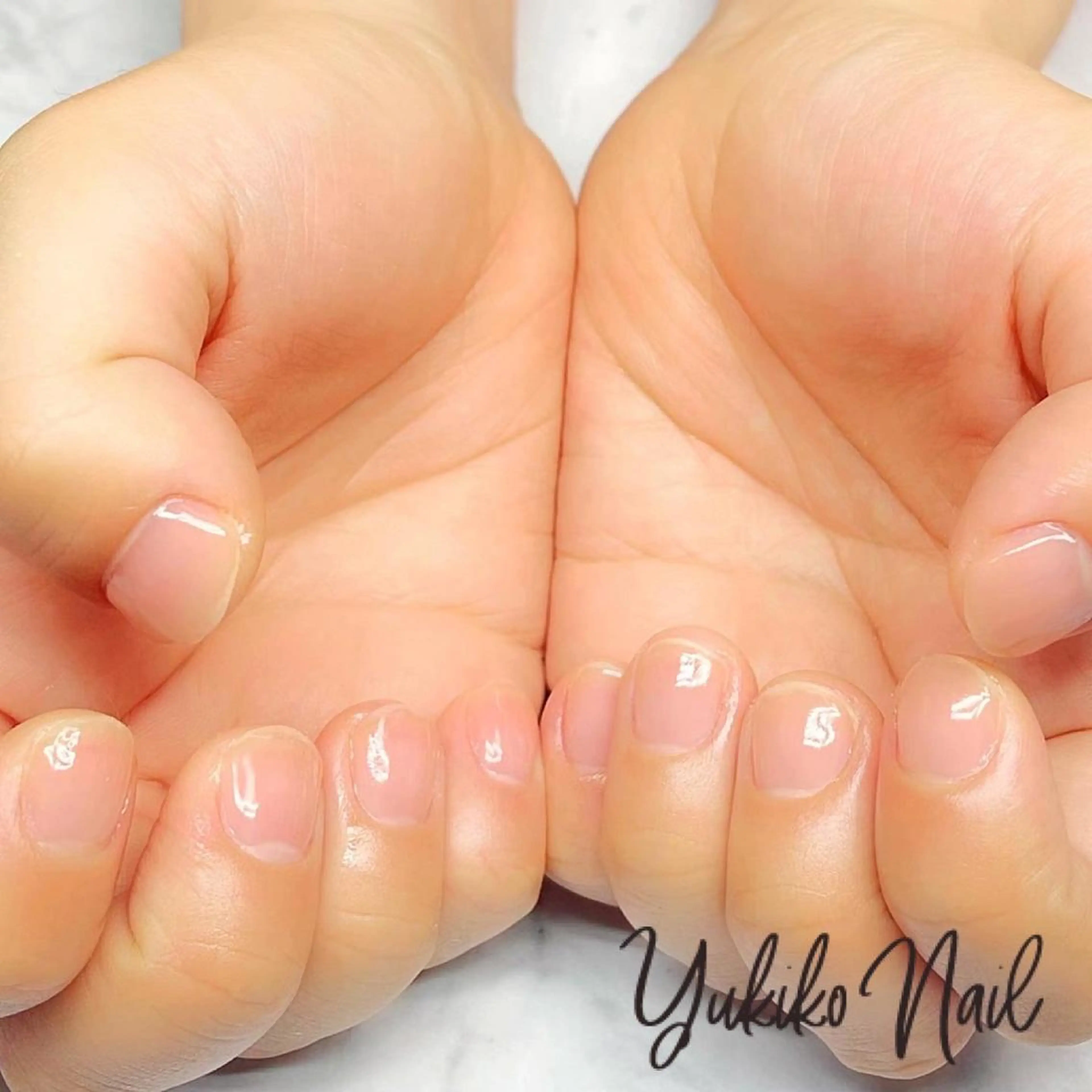 ネイル ワンカラーネイル シンプルネイル ハンドネイル ユキコ ネイルのネイルデザイン