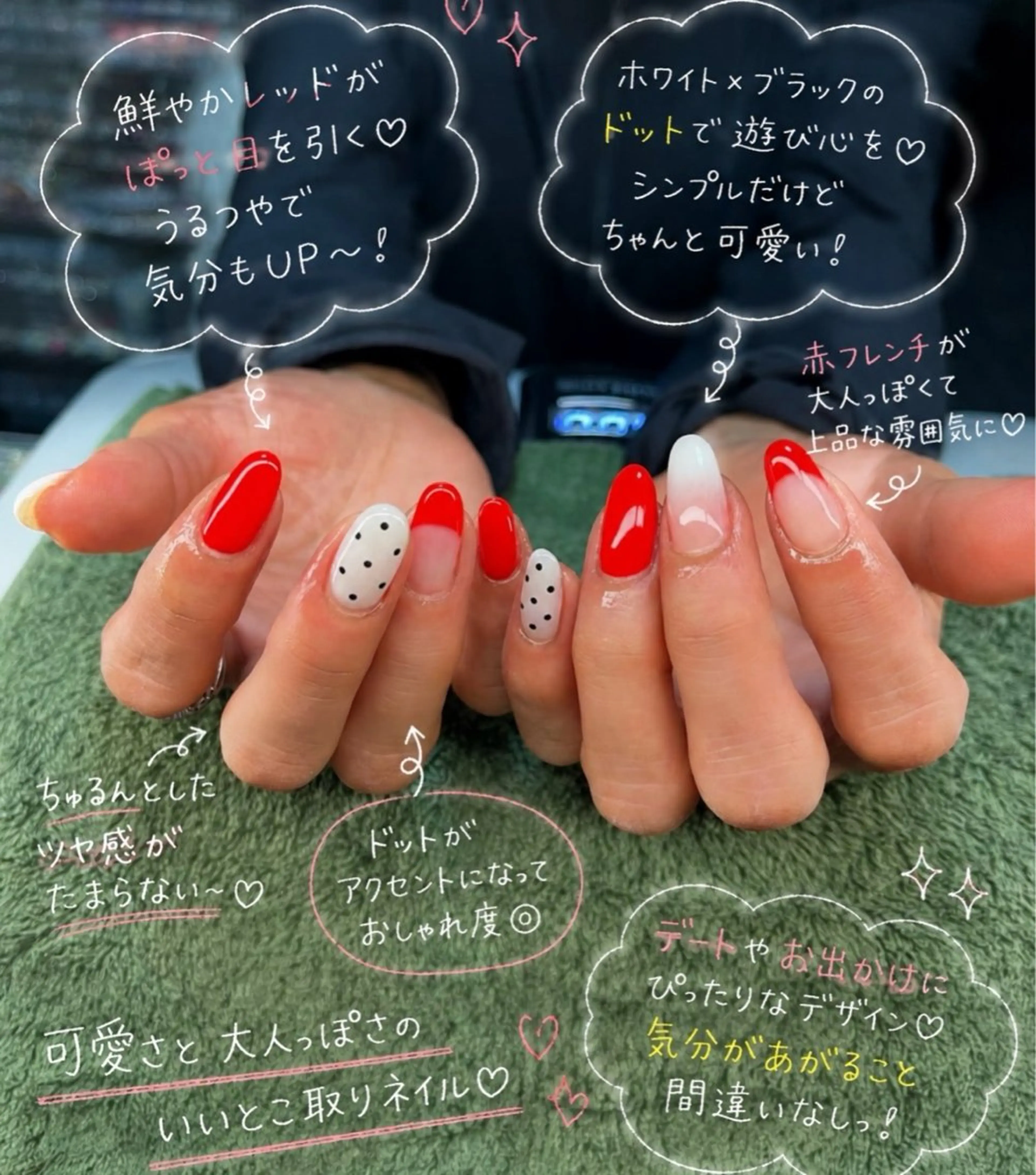 ネイル ハンドネイル フットネイル MHR nailのネイルデザイン