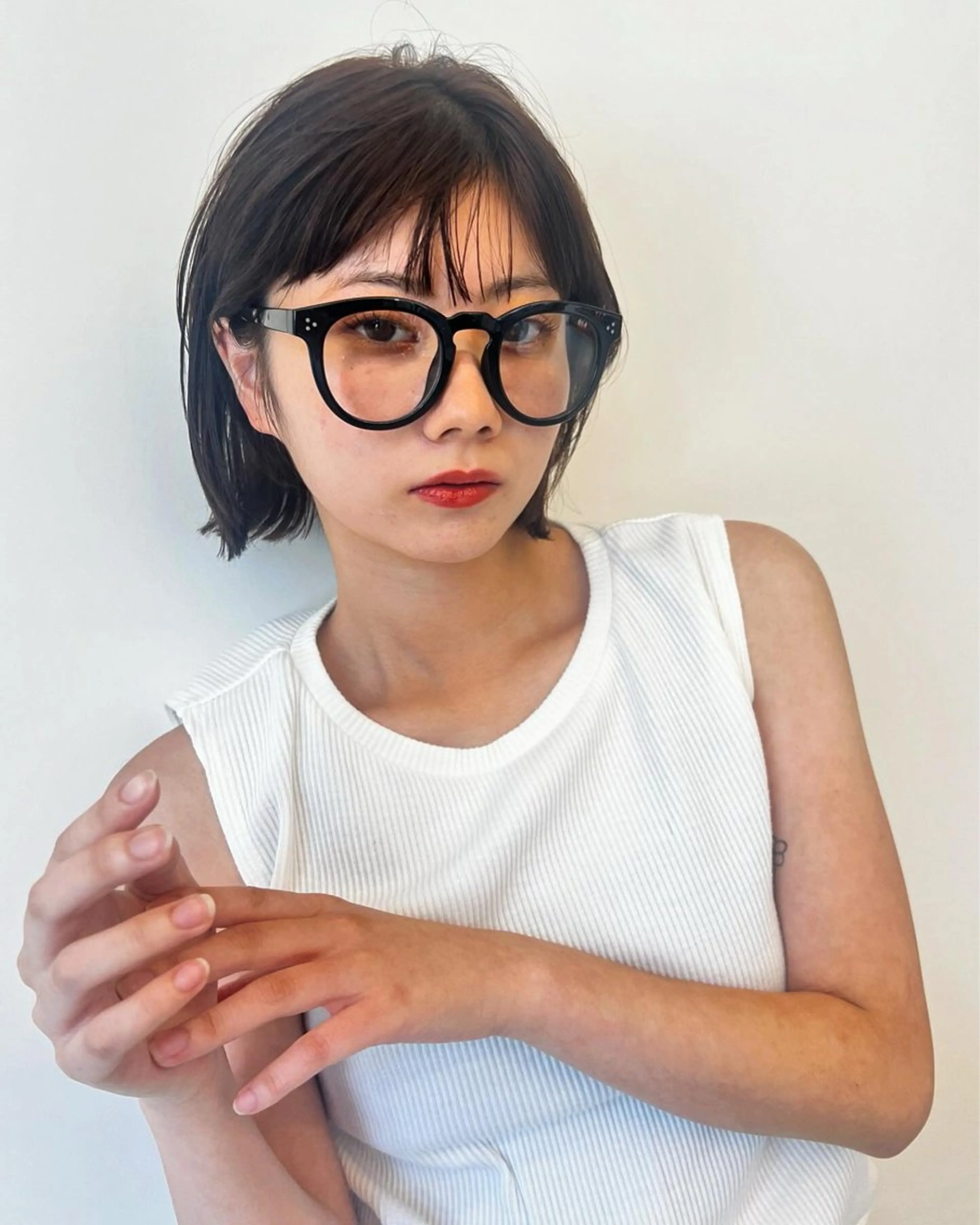 ショート カット Ore🫧タナカマヤ /柔らかい質感カラーのヘアスタイル