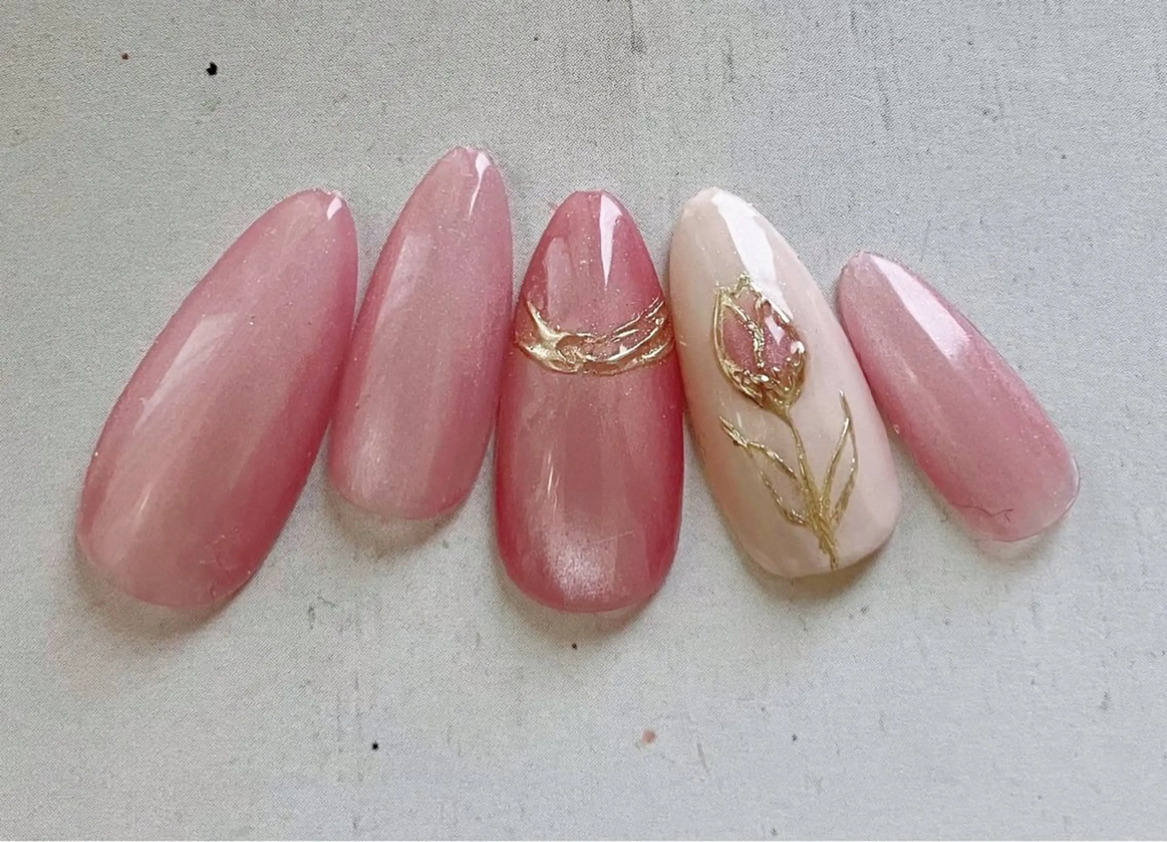 ネイル アートネイル オーロラネイル 長さ出し フラッシュネイル フットネイル ハンドネイル ╹◡╹Mimoミモ Eye&Nailのマツエク・マツパデザイン