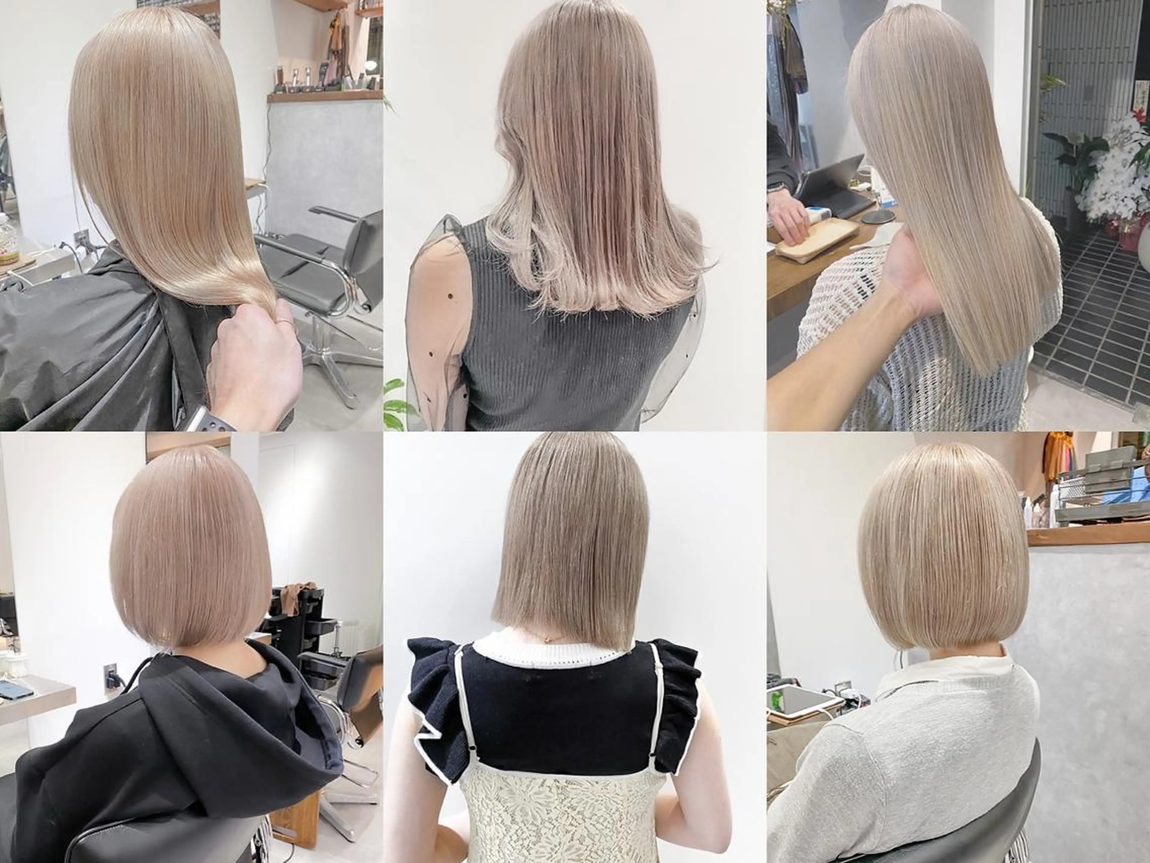 ミディアム オリーブ、カーキ系 No.1シラトリのヘアスタイル
