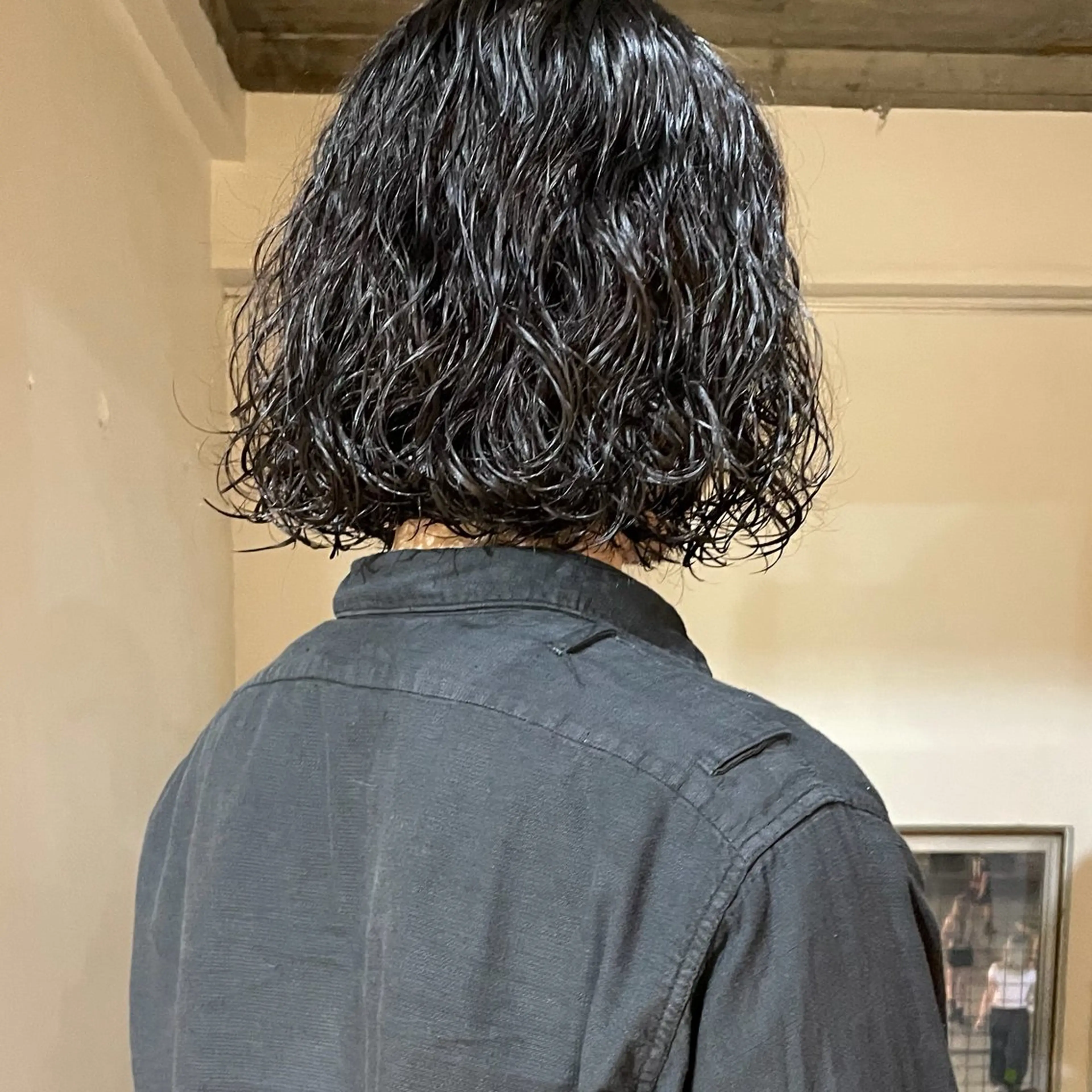 ショート パーマ カット パーマ 石坂 日果梨のヘアスタイル
