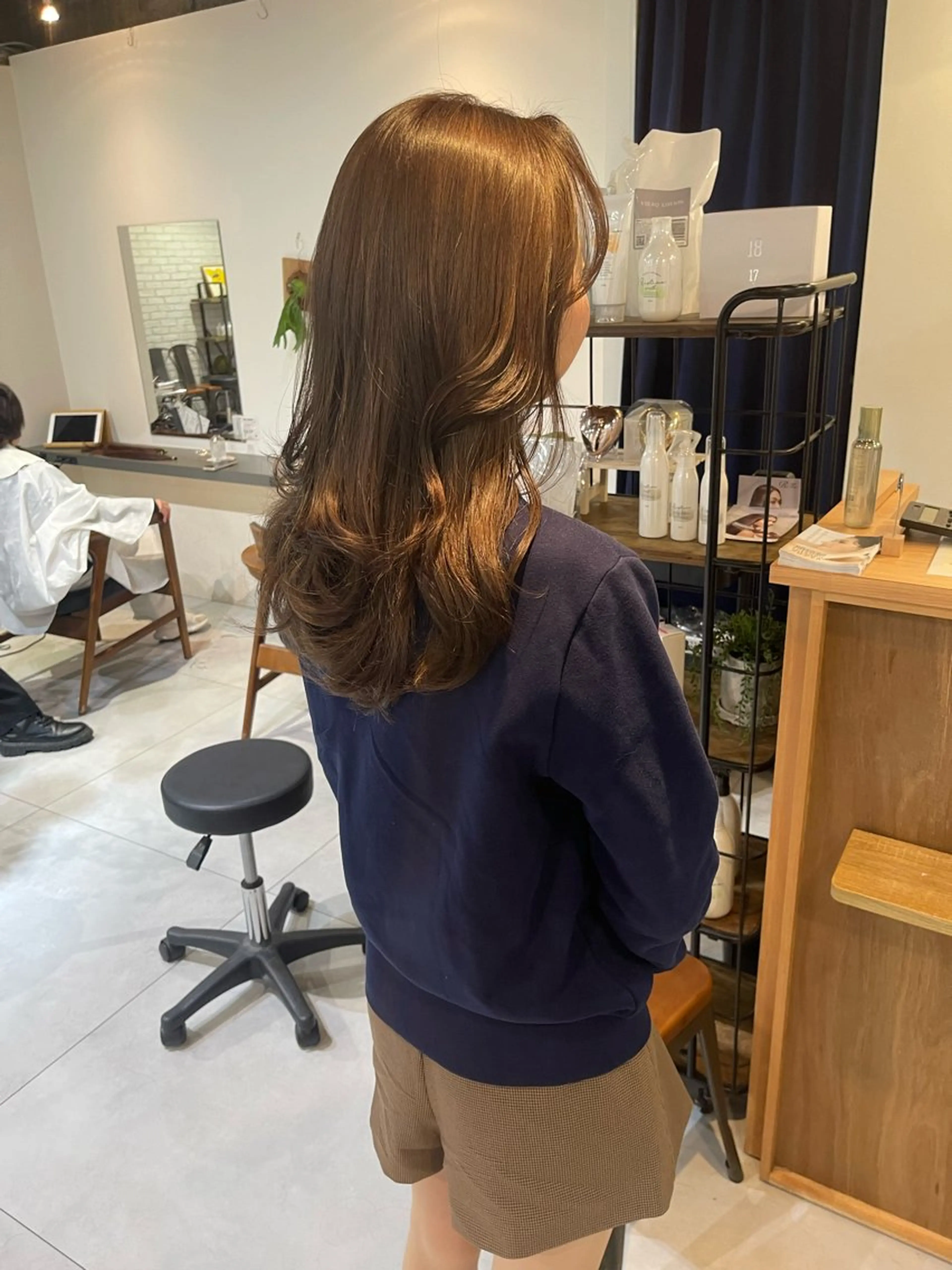 ロング ヘアカラー UMEDA FIGAROのヘアスタイル