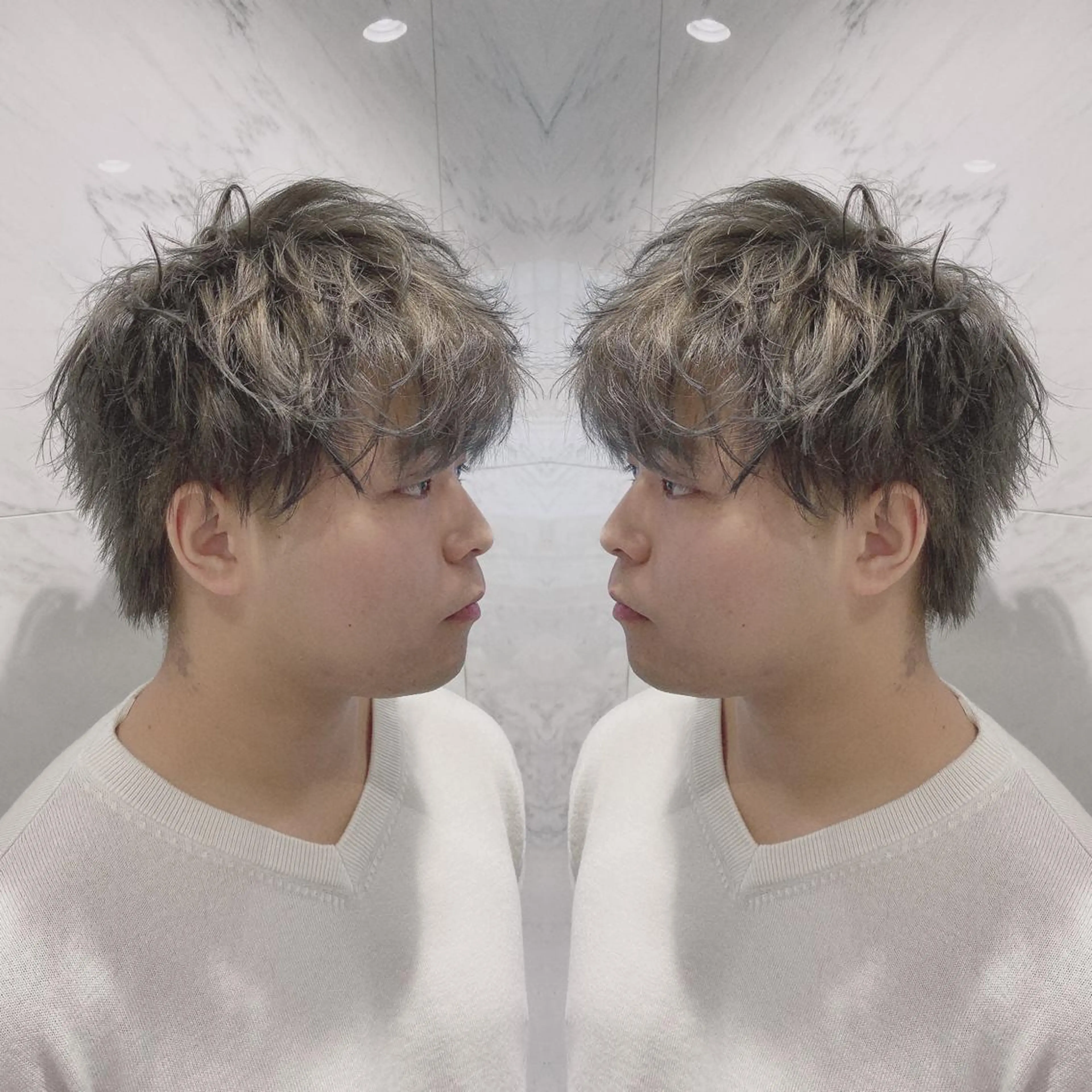 ショート カラー メンズ カット ヘアカラー 重政 和樹のヘアスタイル