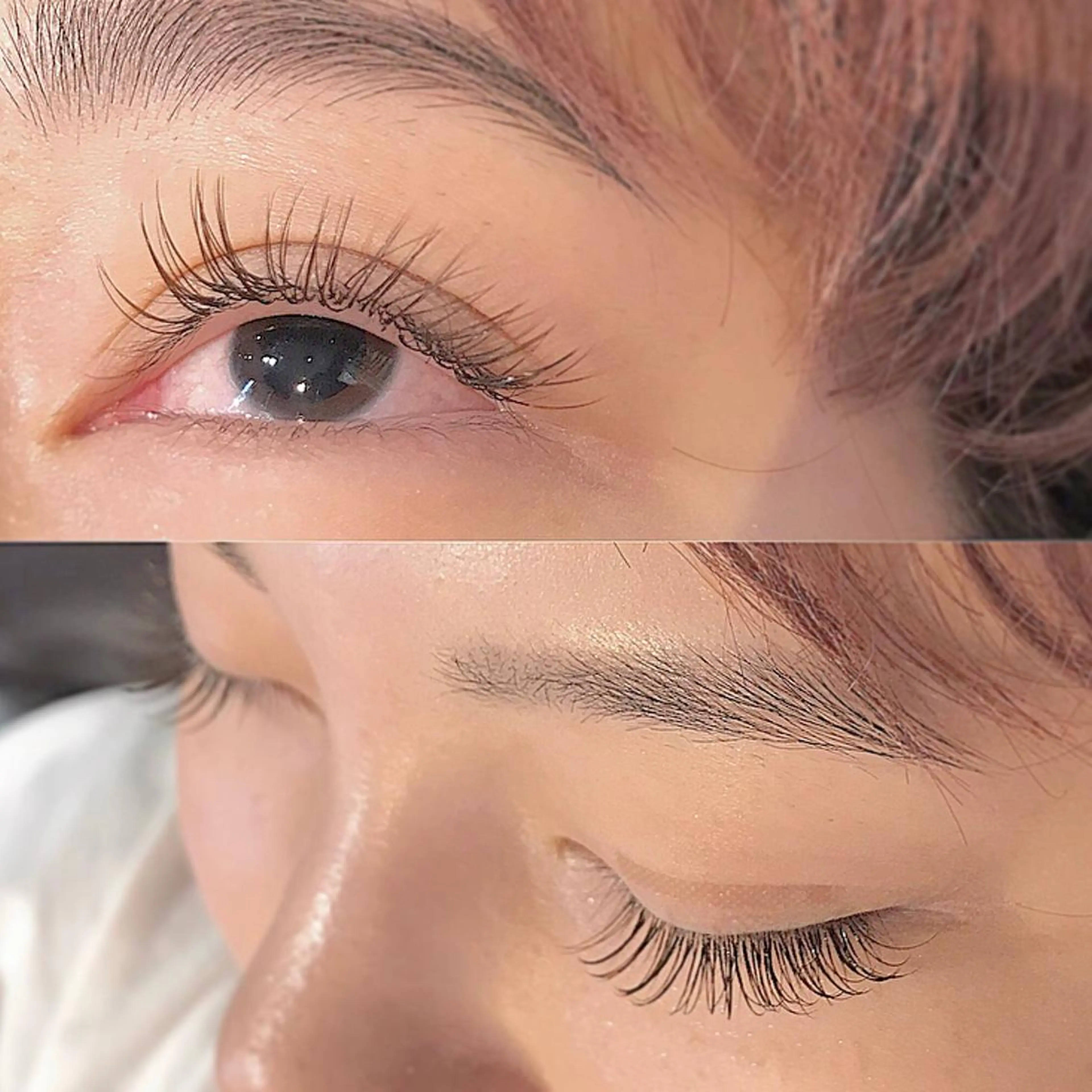 マツエク・マツパ Cカール カラーマツエク Aya 🖤Be__ 中目黒のマツエク・マツパデザイン