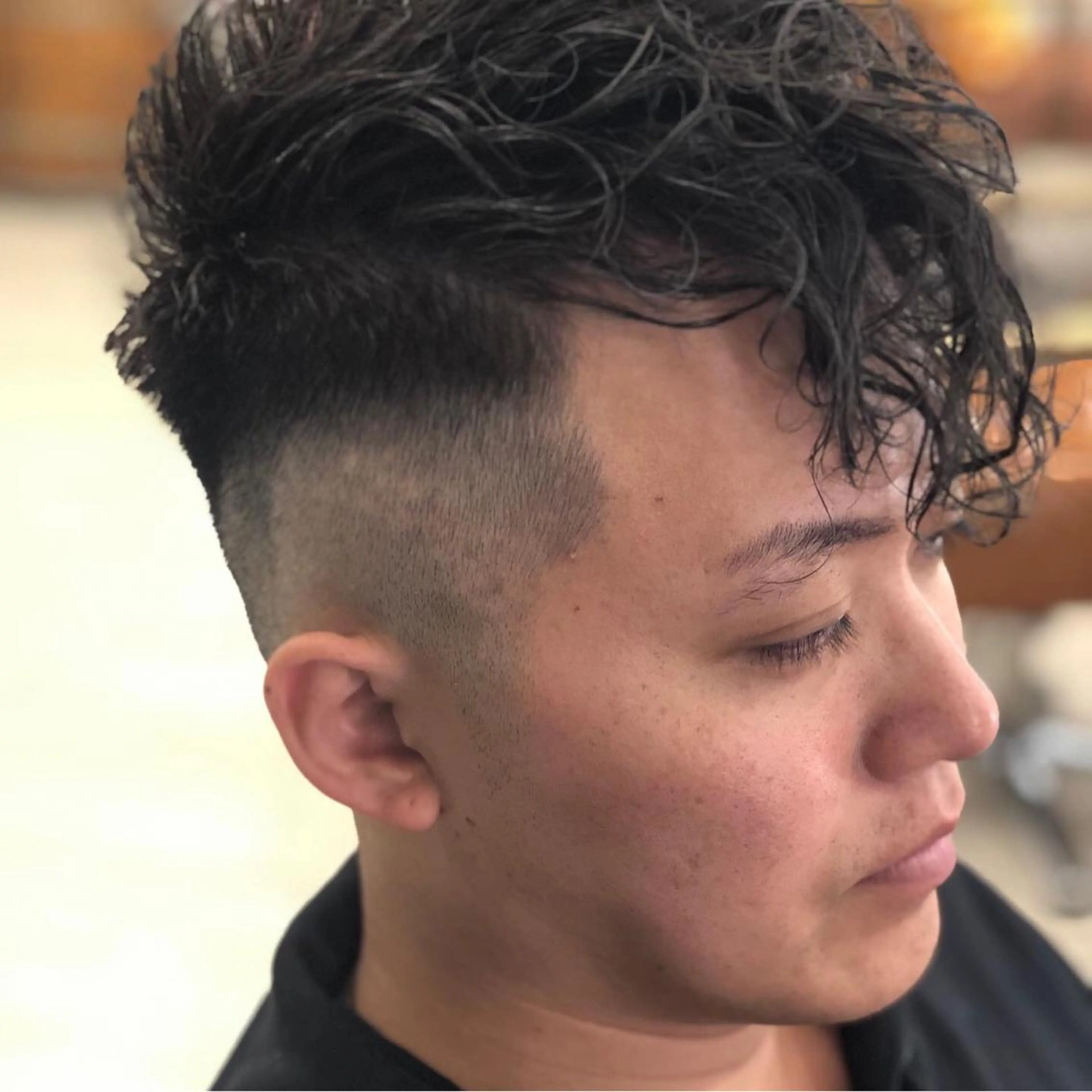 パーマ スパイラルパーマ 田中 翔隆のヘアスタイル