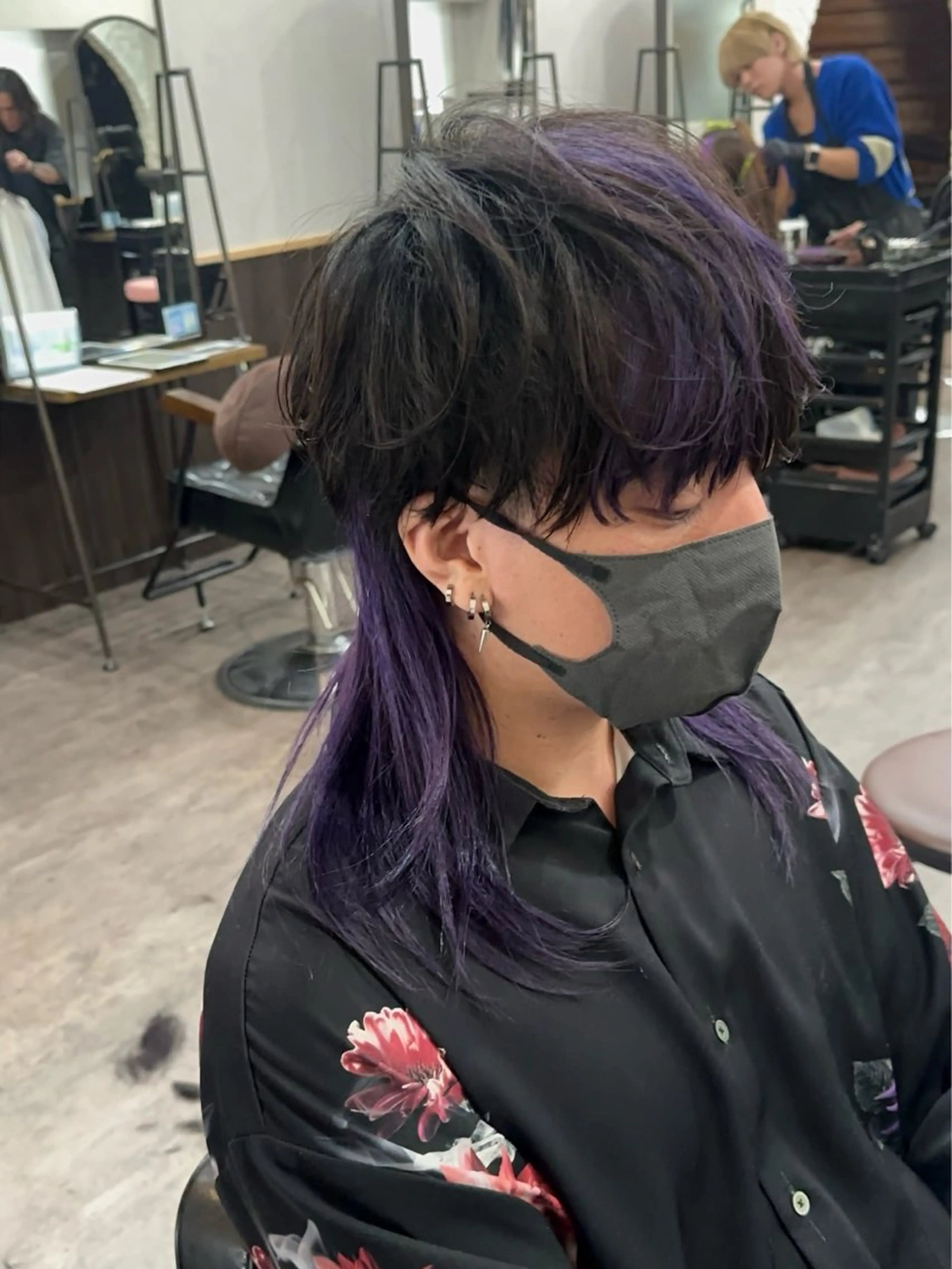 ミディアム ヘアカラー 💖透明感カラー HAYATO💖のヘアスタイル