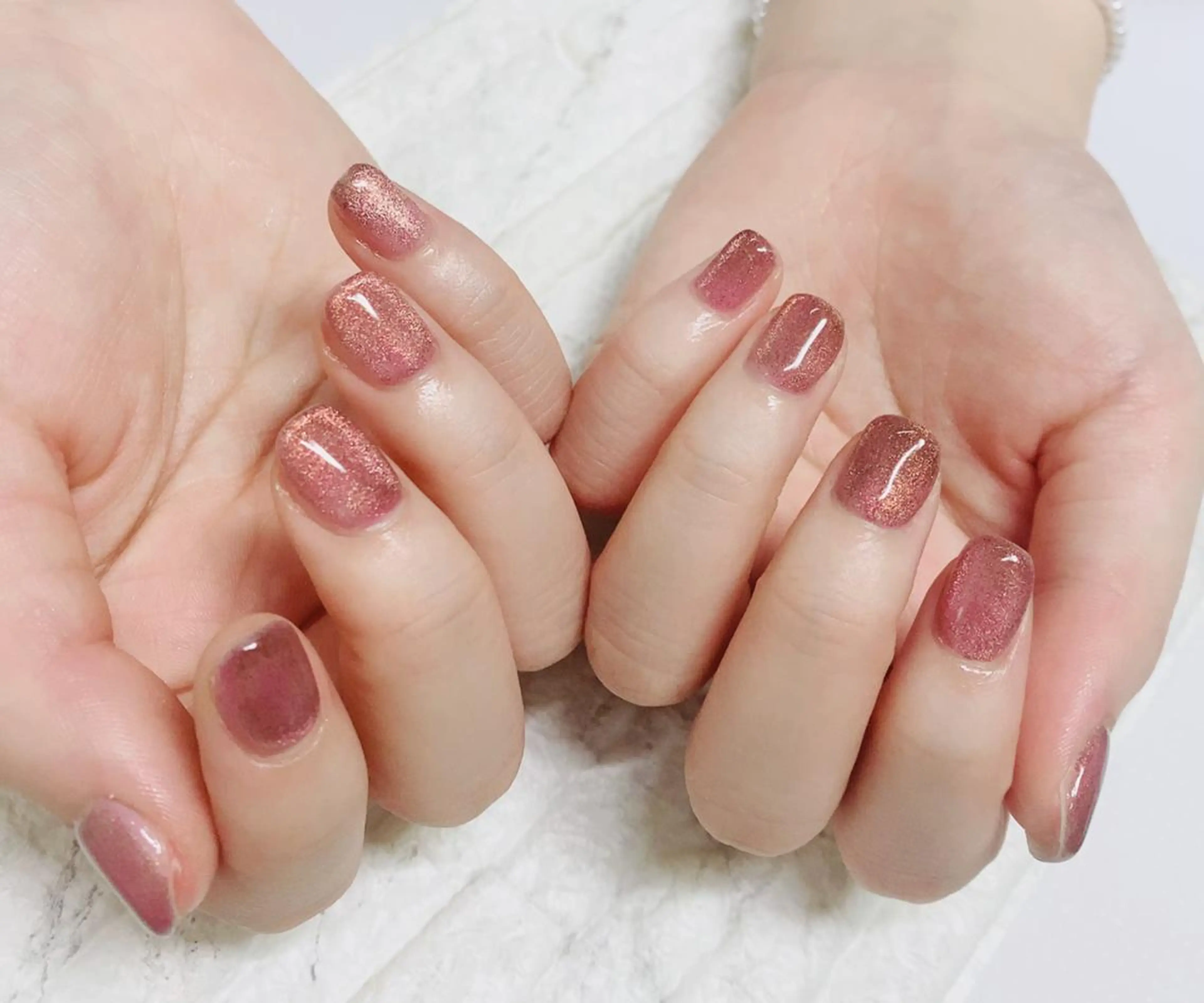ネイル マグネットネイル ハンドネイル yochi nailのネイルデザイン