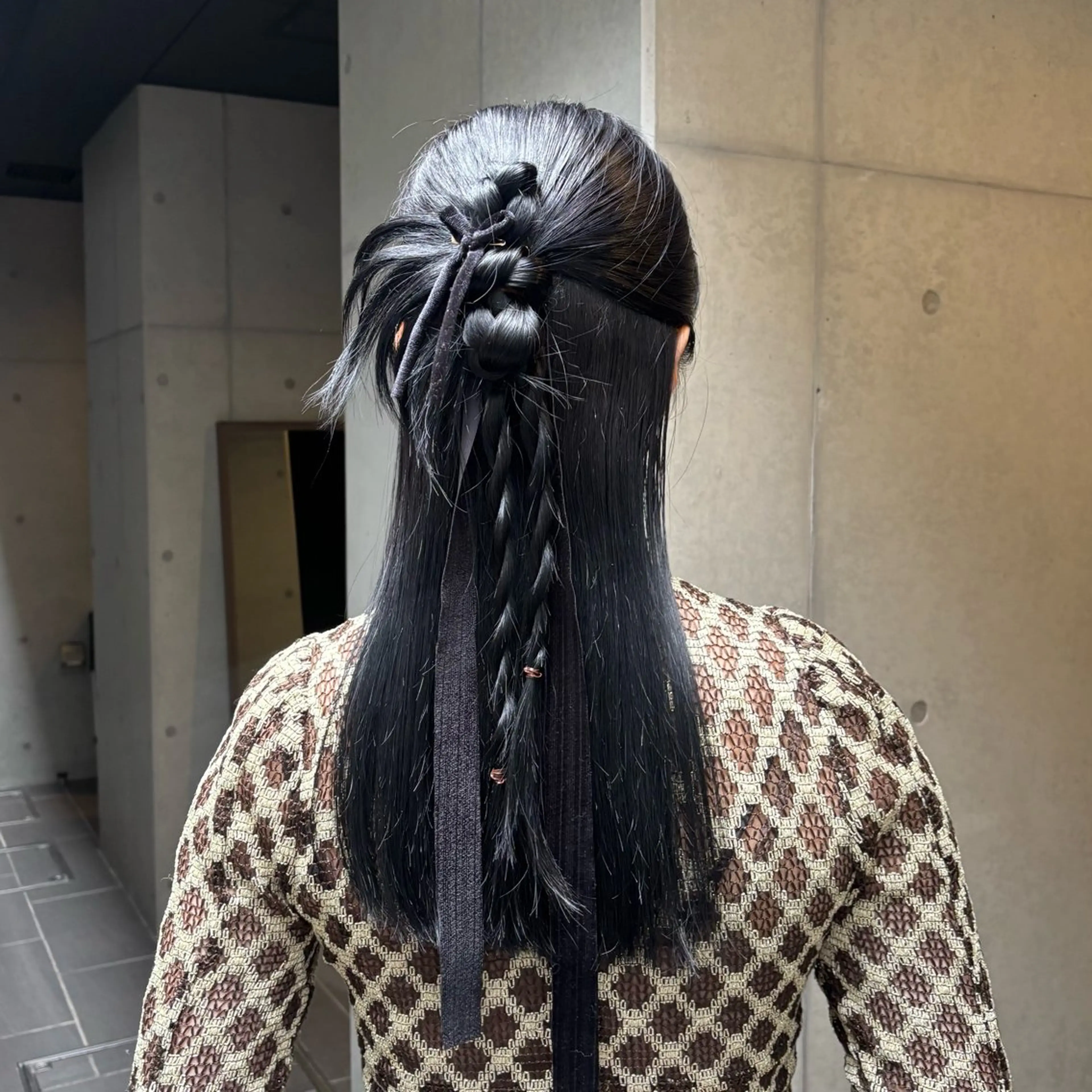 セミロング ヘアアレンジ ヘアセット 〖❁ちひろ| LEONID❁〗のヘアスタイル