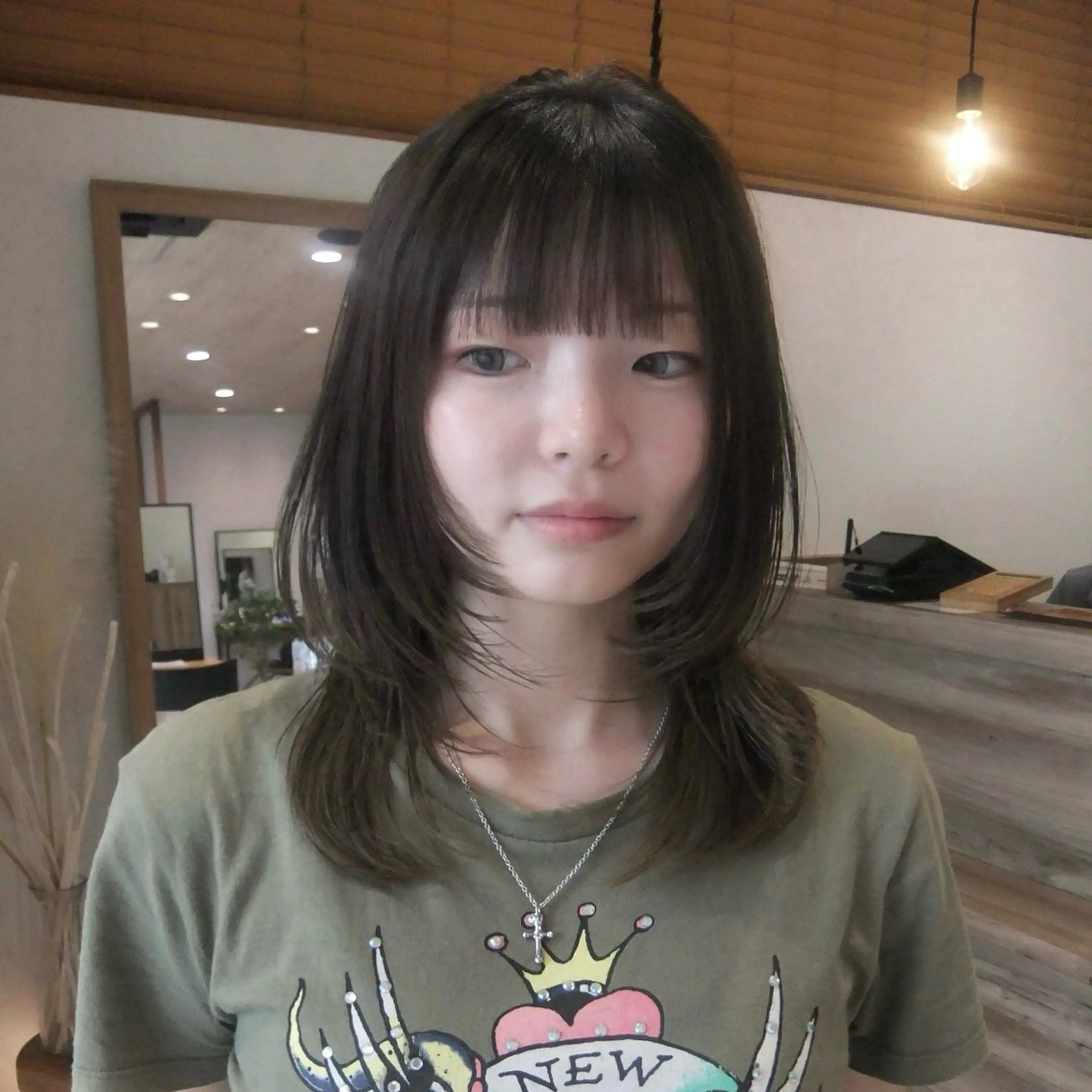 【平日特別クーポン🍀】カット+ワンカラー+高保湿トリートメント🎼🩶の写真