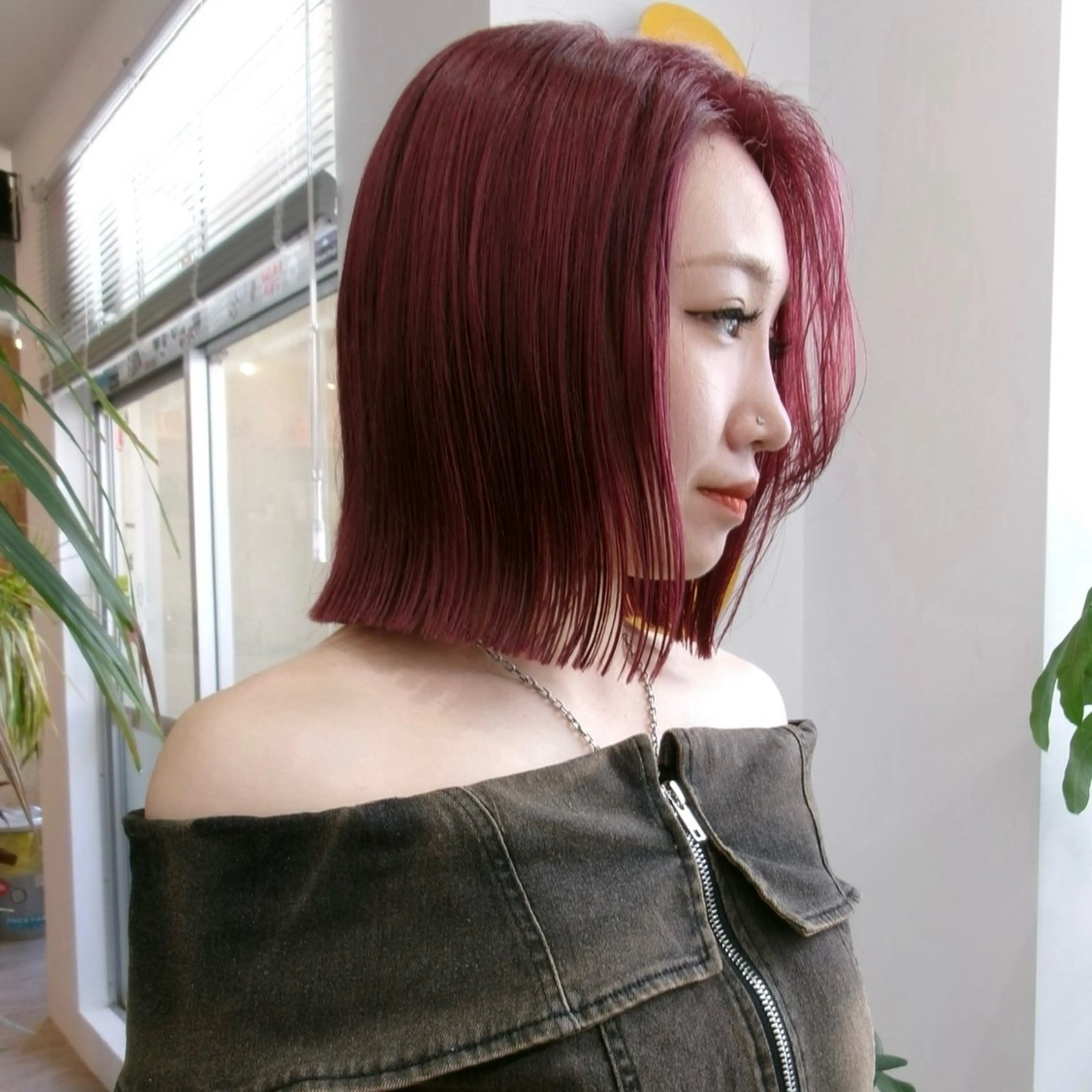 セミロング ヘアカラー arisa/暖色 /伏見/レイヤーのヘアスタイル