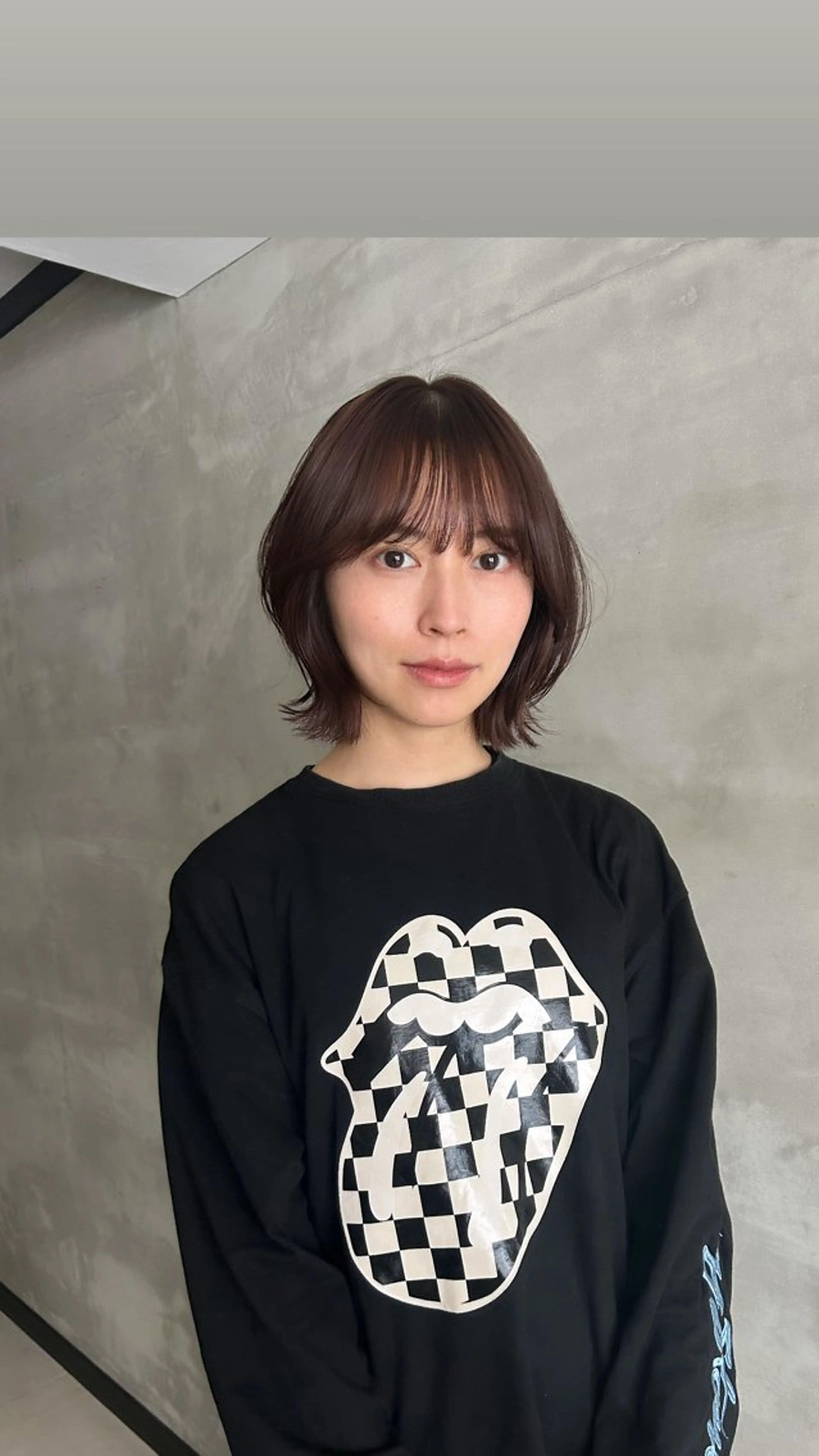 ミディアム カラー カット ヘアカラー タナカ カナ🫧のヘアスタイル