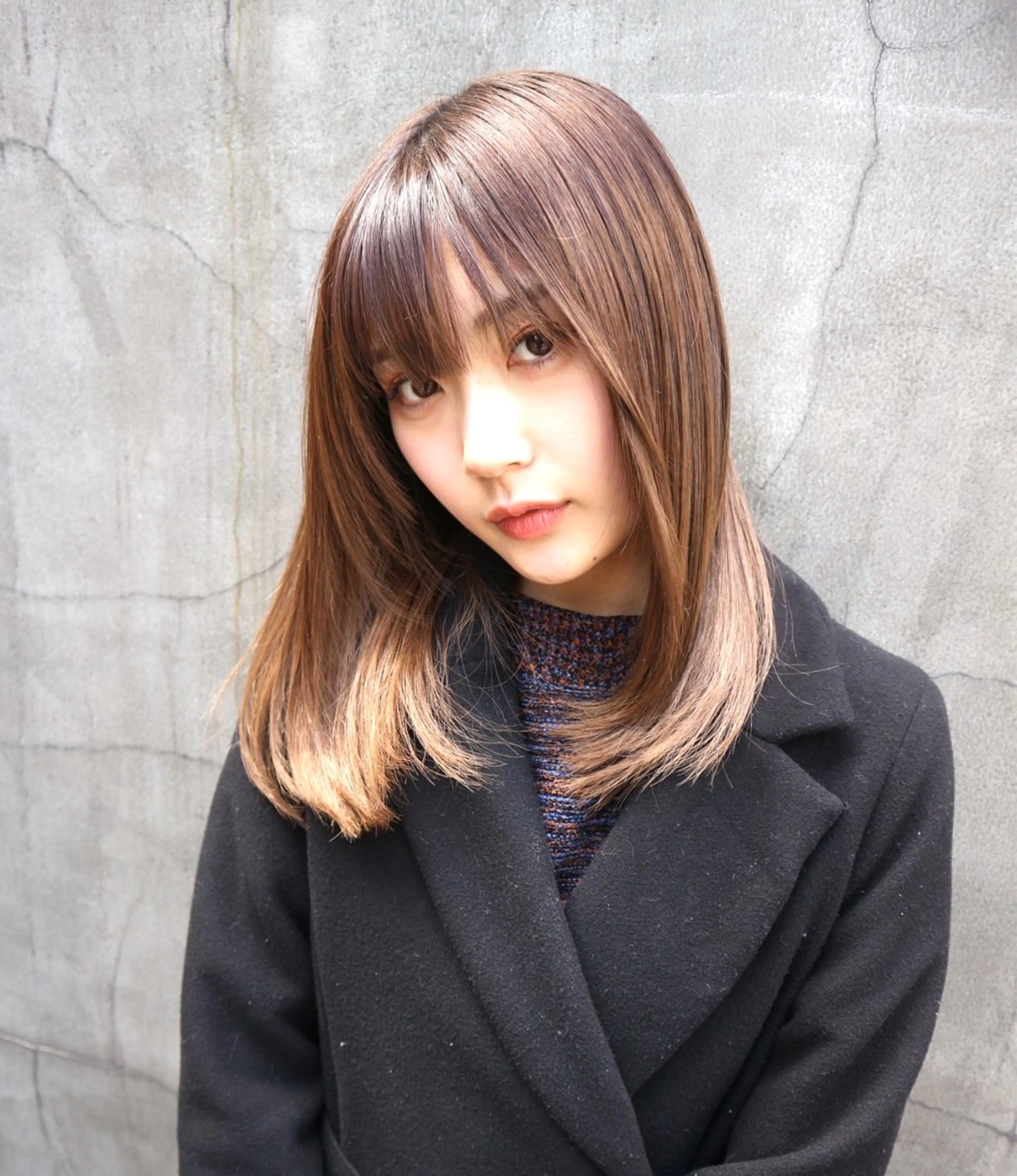 セミロング カラー 髪質改善/縮毛矯正 /DAIKIのヘアスタイル