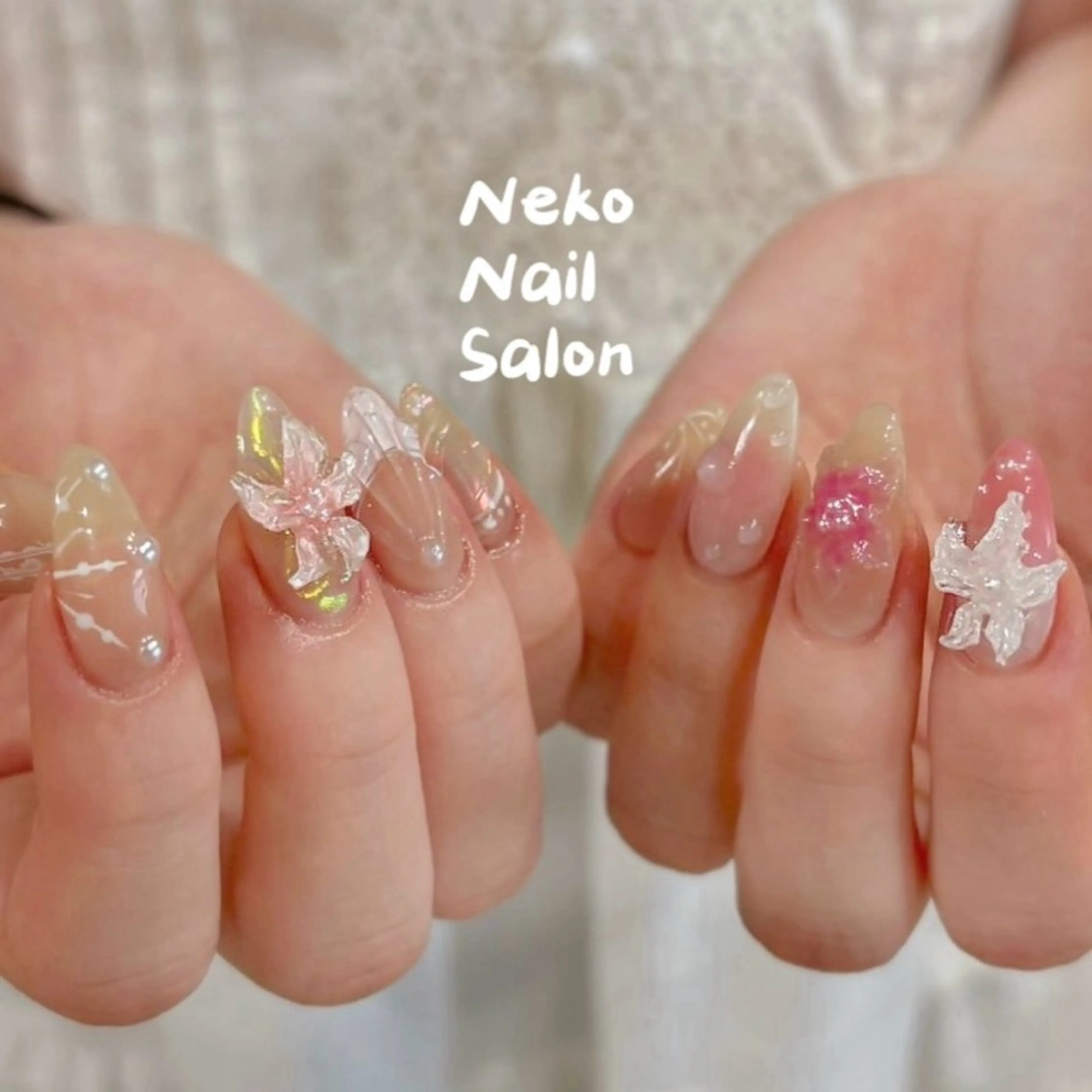 ネイル 成人式 neko nailのネイルデザイン