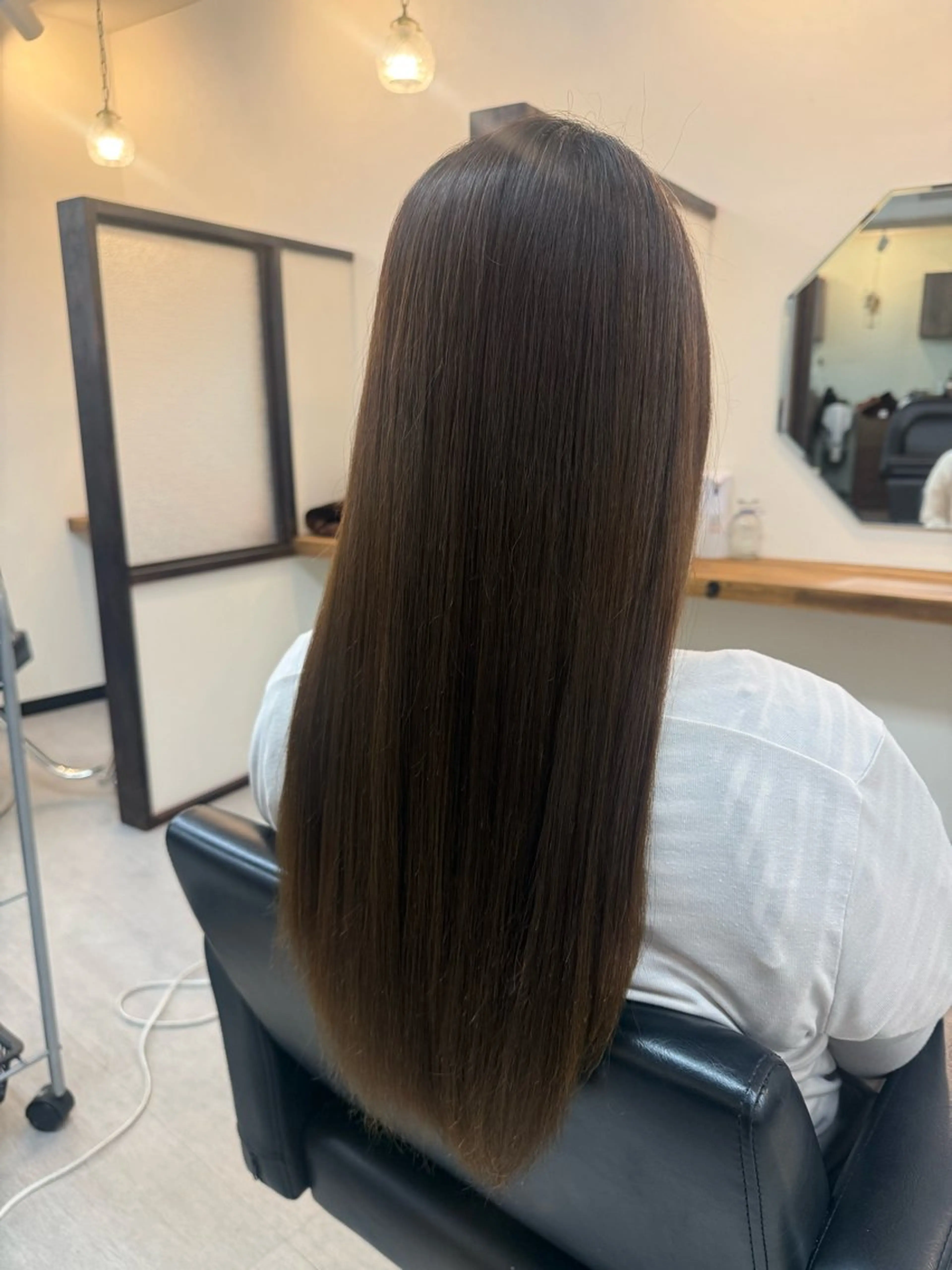縮毛矯正 𝐀𝐬𝐮𝐤𝐚 🐰ྀི🫧のヘアスタイル