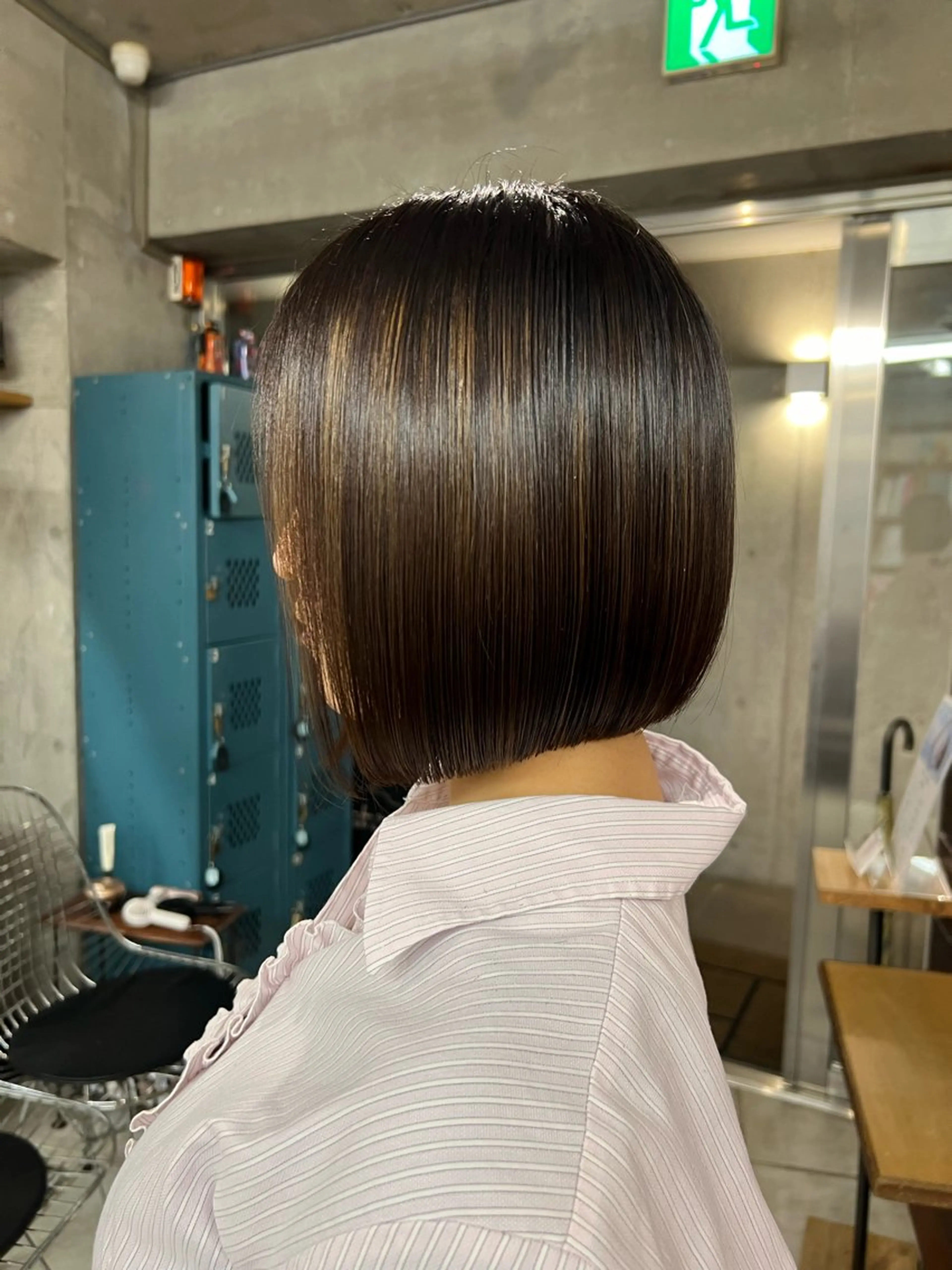 ショート 前下がりボブ ボブ カット 土田かほ/本日🈳 透明感カラー🍃のヘアスタイル