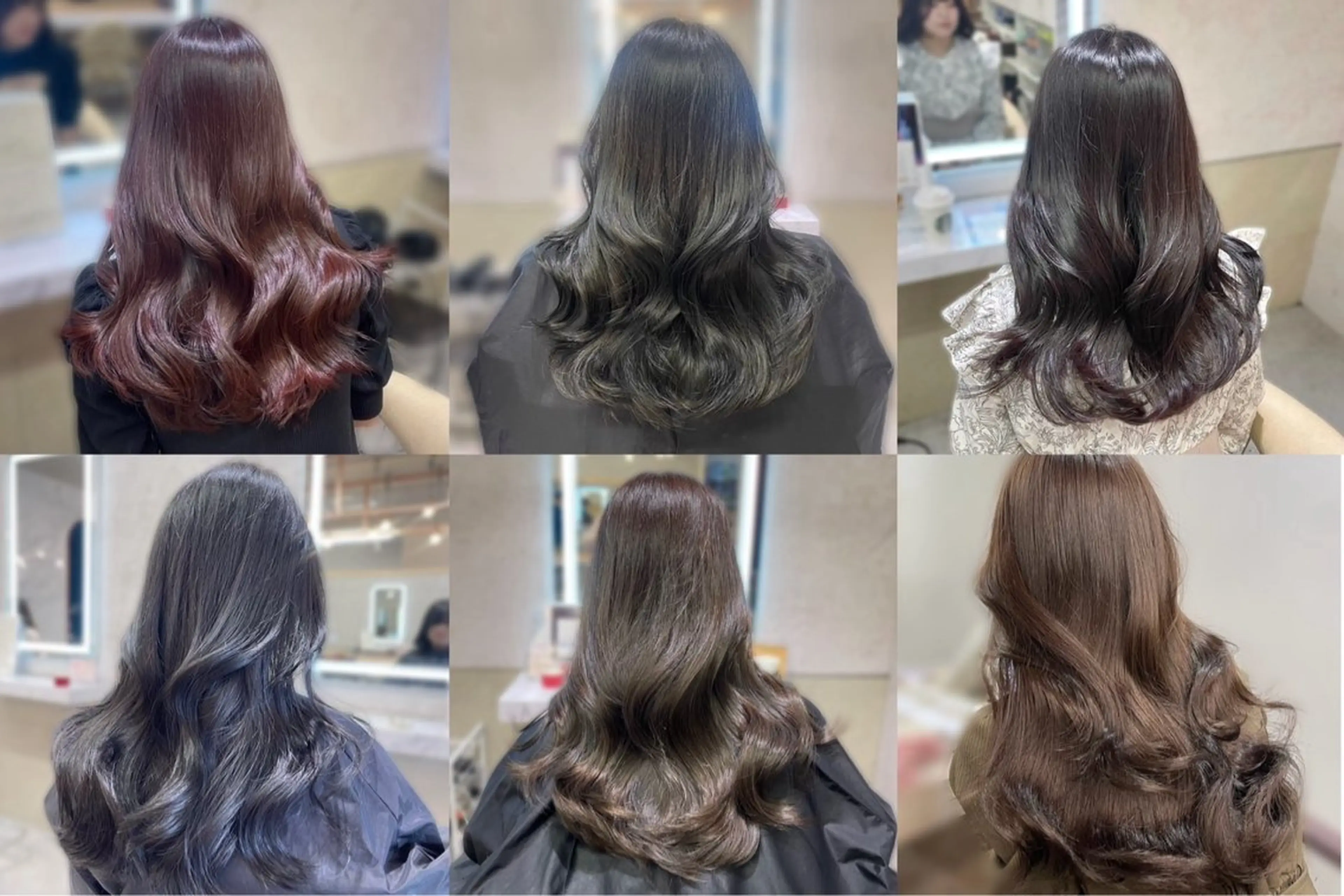 ロング カラー 韓国風ヘア teN+by ambleluxeのヘアスタイル