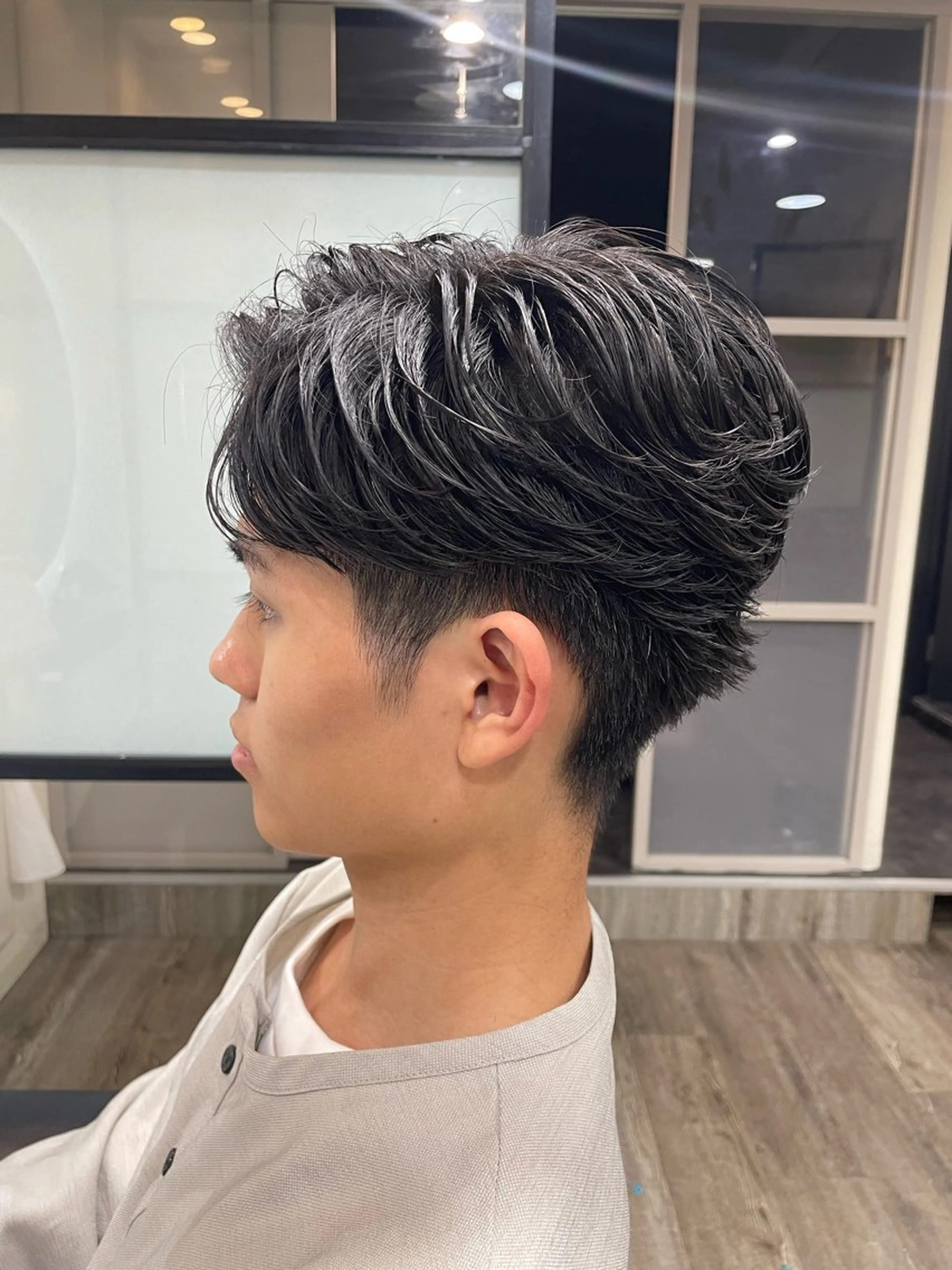 パーマ メンズ パーマ 樅木 恒毅のヘアスタイル