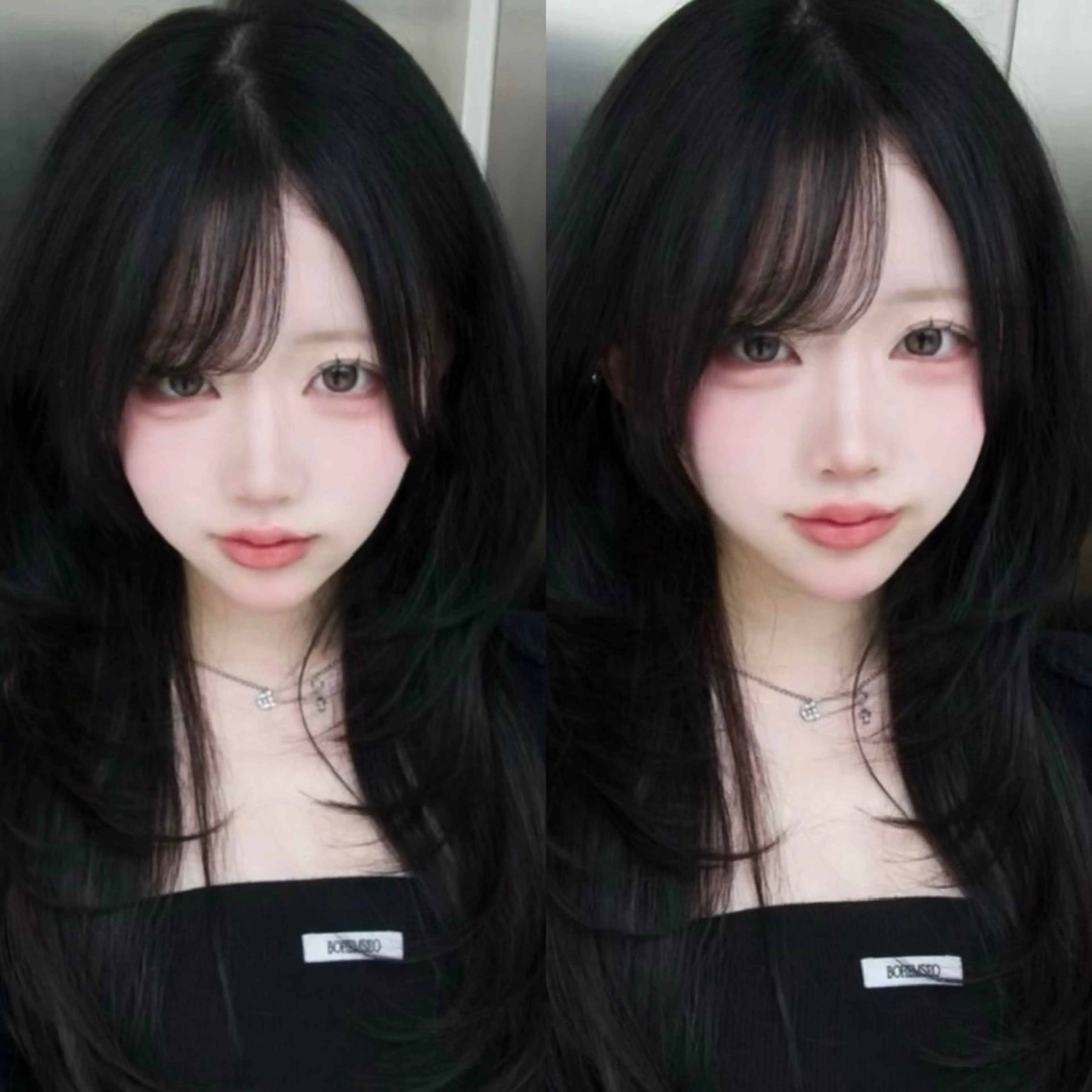 ロング くびれヘア 顔周りカット ハイレイヤー 韓国風ヘア レイヤーカット カット トリートメント Nao/ 大宮/レイヤーカットのヘアスタイル